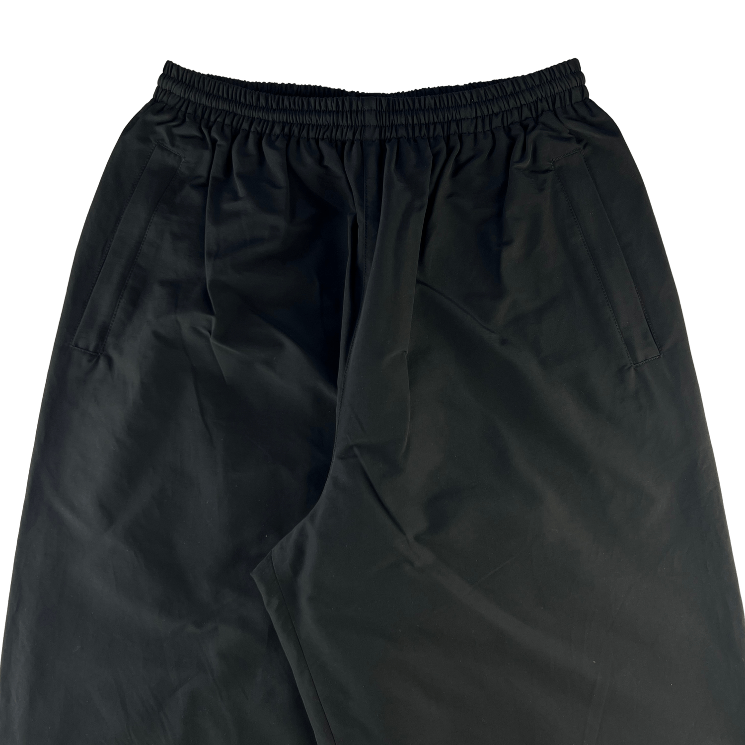 Balenciaga Balenciaga Black Wide-Leg Baggy Pants Size US 30 / EU 46 - 3 Thumbnail