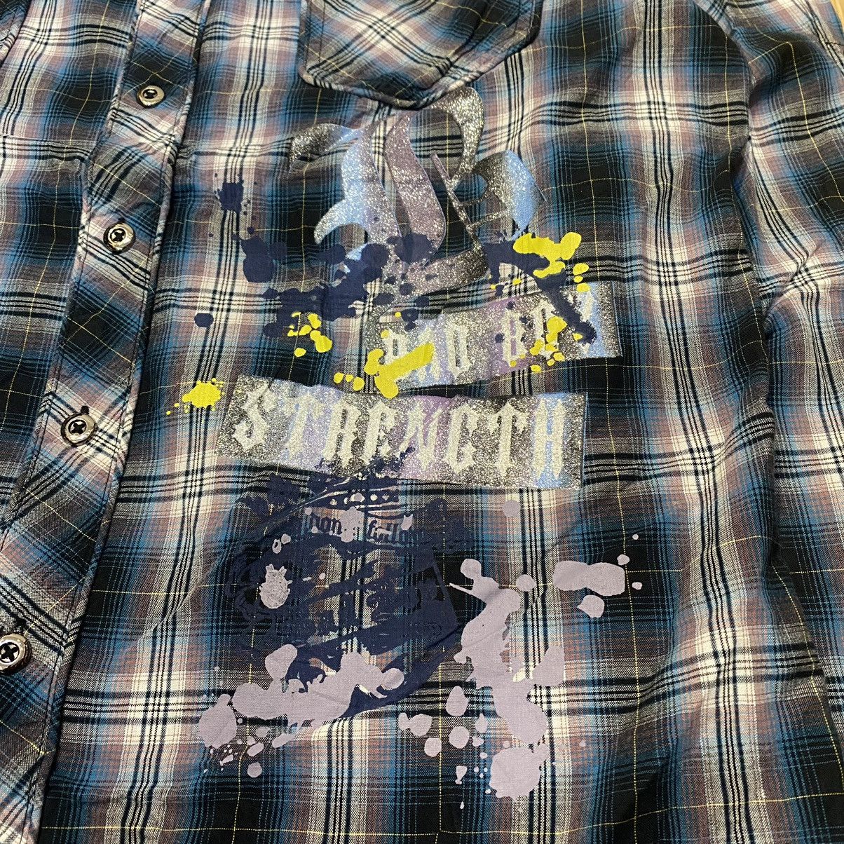 Hysteric Glamour Bad boy plaid button up shirt Size US L / EU 52-54 / 3 - 3 Thumbnail
