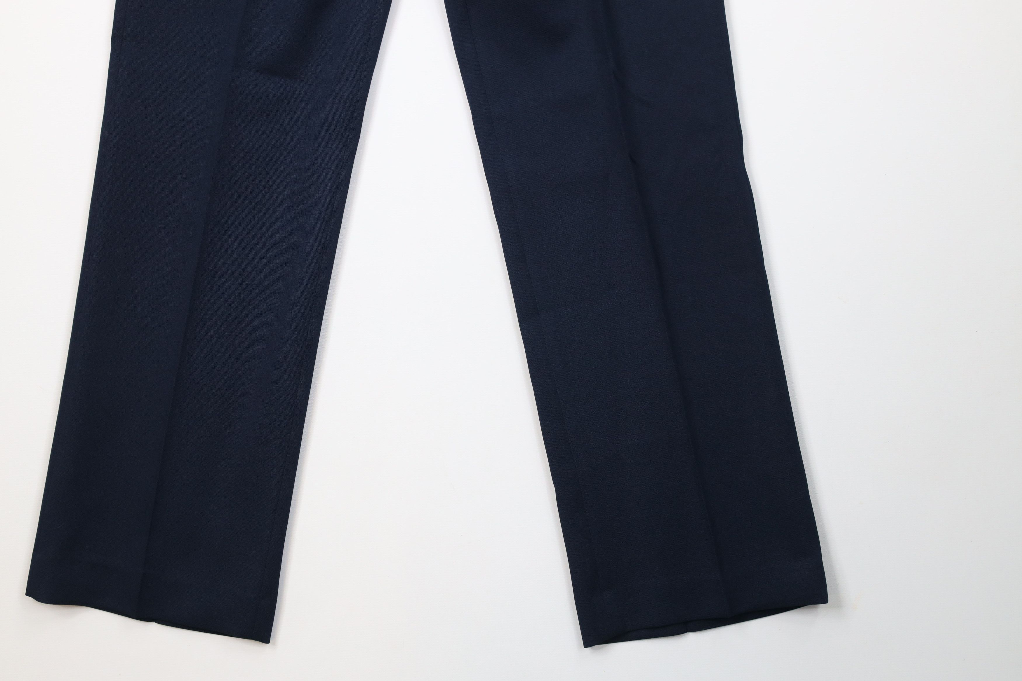 Vintage Vintage 70s Streetwear Flared Wide Leg Chino Pants Blue USA Size US 30 / EU 46 - 4 Thumbnail