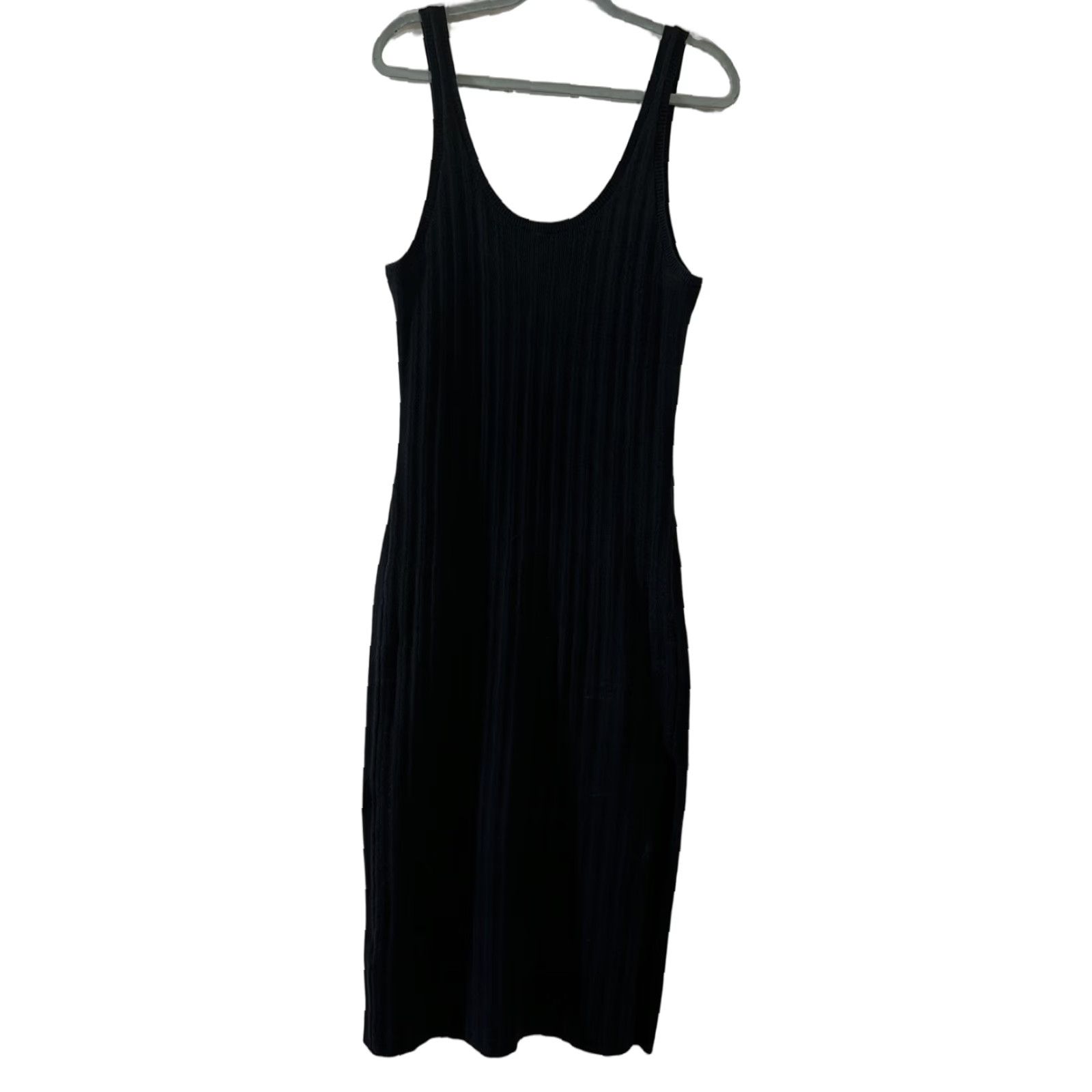 ABERCROMBIE & FITCH Maxi Dress XL Black Sleeveless Round Neck NWT Womens