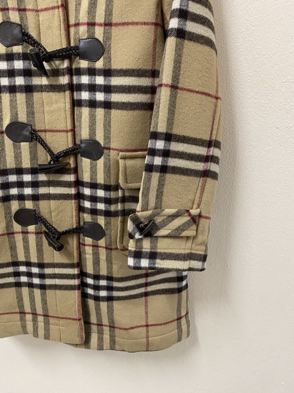 Burberry BURBERRY Archive Nova Check Duffle Coat 🔥 Size XS / US 0-2 / IT 36-38 - 4 Thumbnail