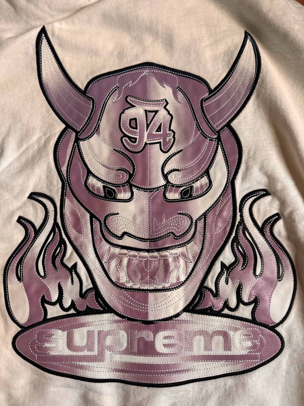 Supreme Supreme Demon Zip Up Hooded Sweatshirt 'White' Size US M / EU 48-50 / 2 - 10 Thumbnail