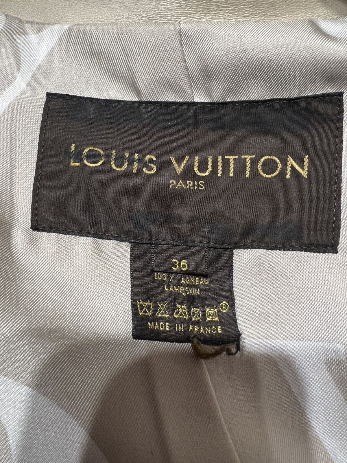 Louis Vuitton Louis Vuitton leather jacket Size S / US 4 / IT 40 - 4 Thumbnail