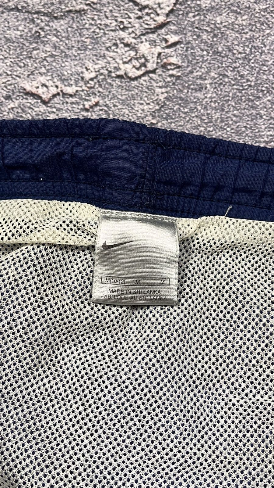 Nike × Vintage Vintage 90s Nylon Nike Big Swoosh Logo Drill Y2K Shorts Size US 34 / EU 50 - 5 Thumbnail