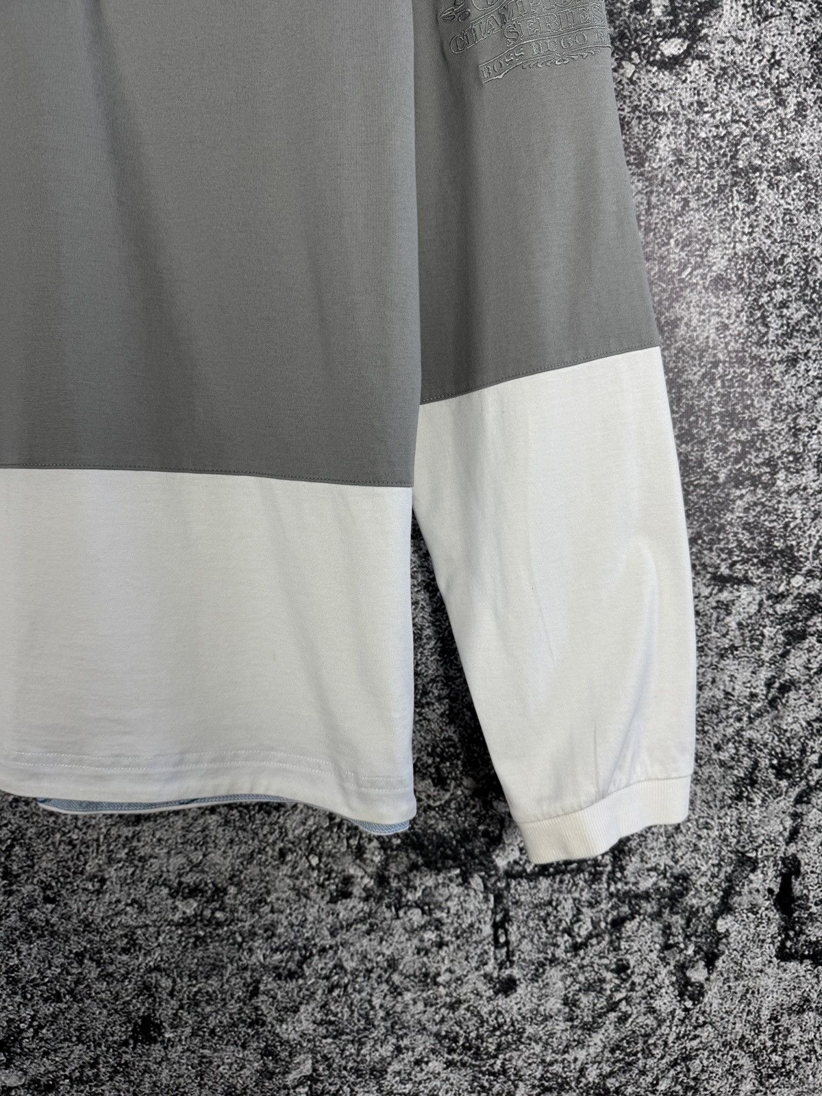 Hugo Boss BOSS Hugo Boss Long Sleeve Polo Shirt Golf Championship Sz L Size US L / EU 52-54 / 3 - 5 Thumbnail
