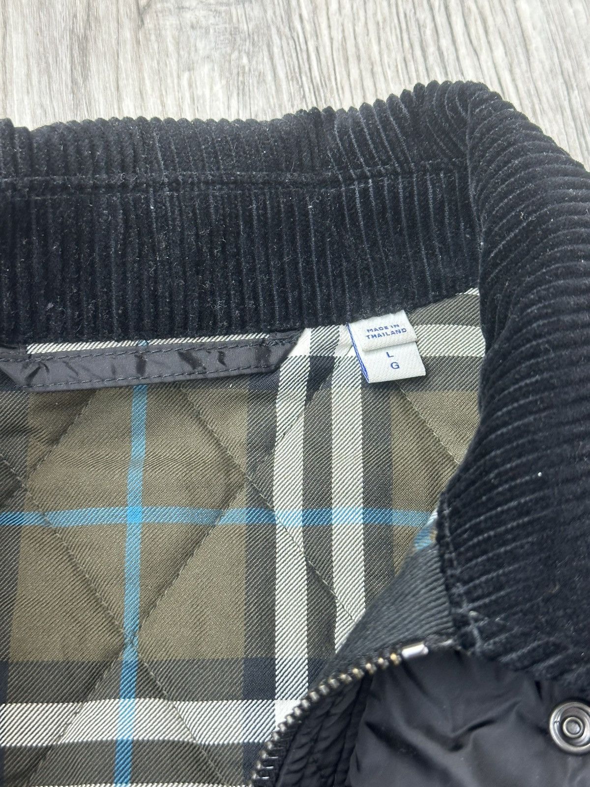 Burberry Burberry Quilted Jacket - Green Plaid Print Size US L / EU 52-54 / 3 - 3 Thumbnail