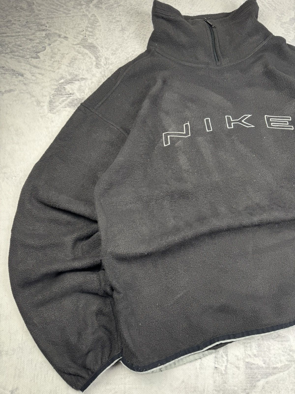 Nike × Vintage NIKE VINTAGE TEDDY FLEECE CENTER LOGO OVERSIZE SWEATSHIRT Size US M / EU 48-50 / 2 - 2 Thumbnail