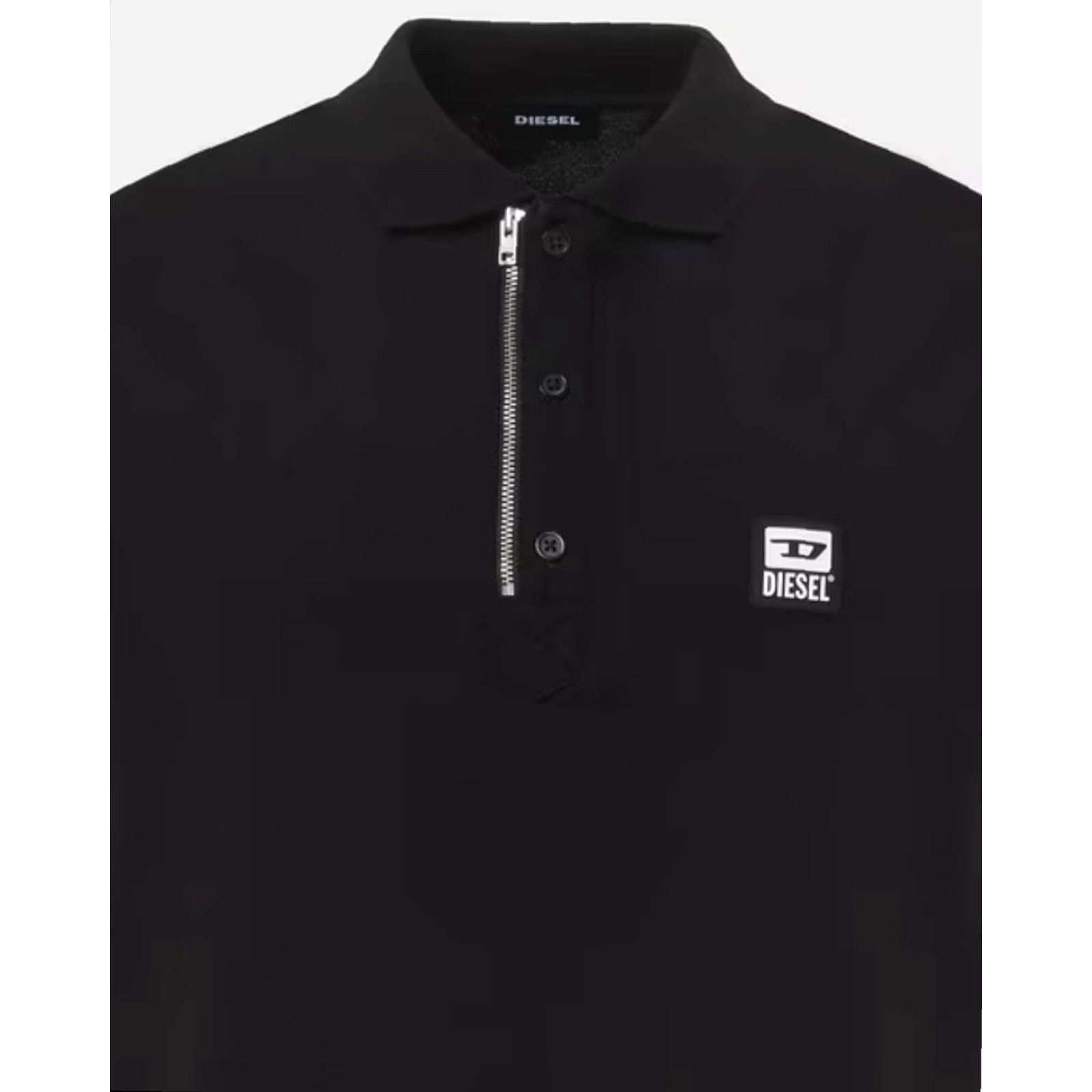 Diesel Diesel Polo Shirt Zip Classic Opium Style Rare L/XL Black Mens Size US L / EU 52-54 / 3 - 5 Thumbnail