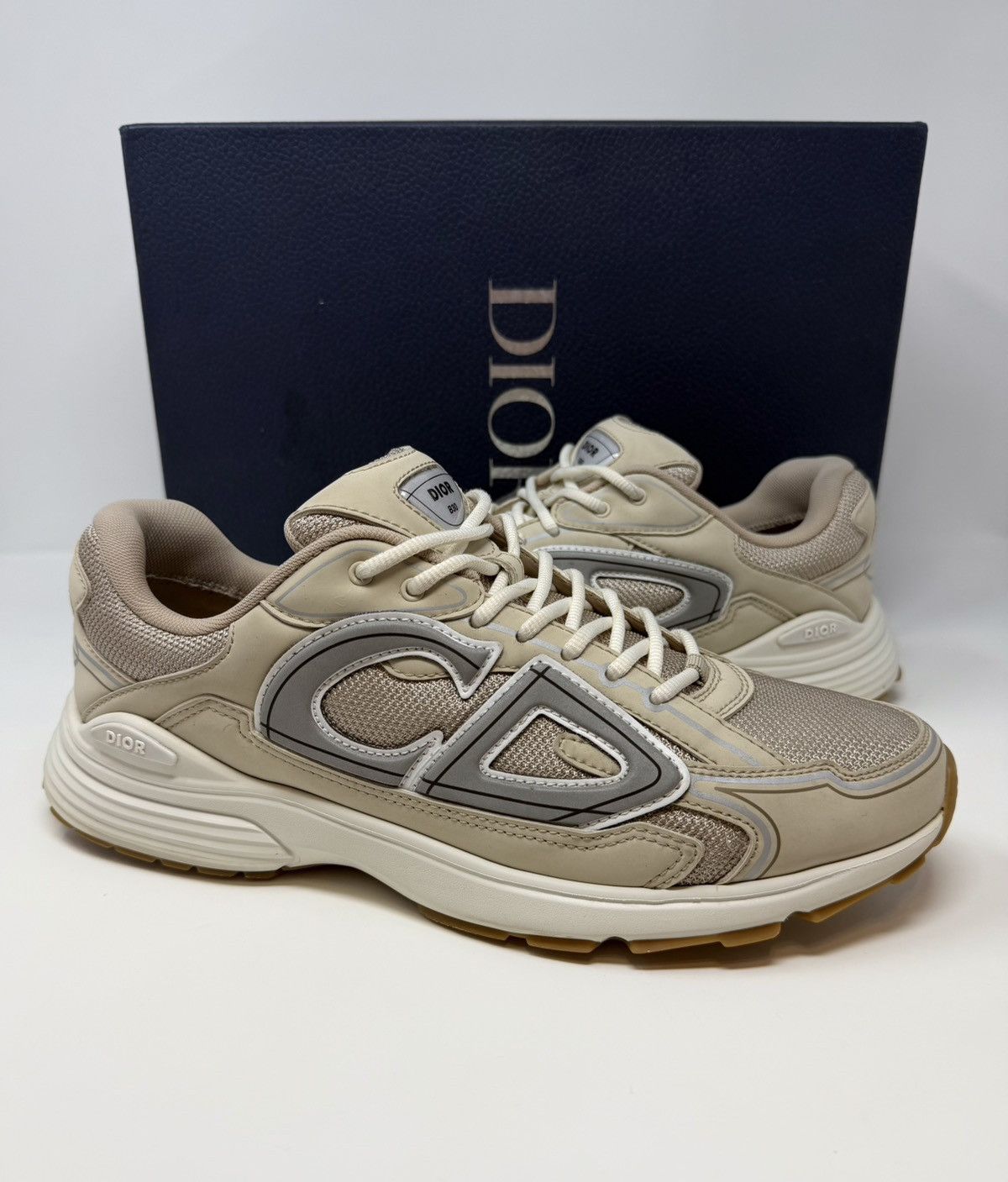 Dior Dior B30 Sneaker Cream Size US 12 / EU 45 - 1 Thumbnail