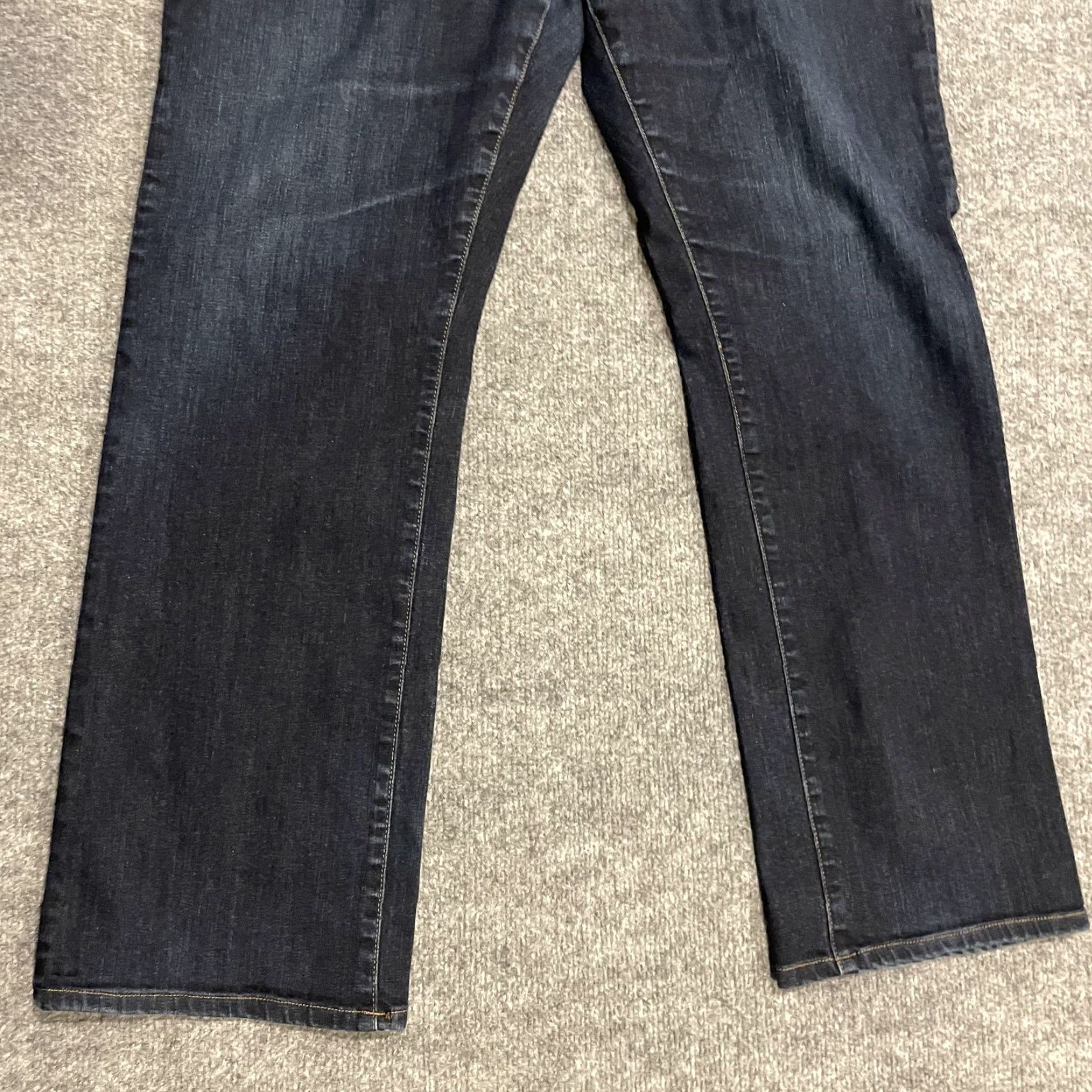 Denime AG Adriano Goldschmied The Protege Jeans Mens 38x34 Straight Dark Wash Denim Shirt? Size US 38 / EU 54 - 5 Thumbnail