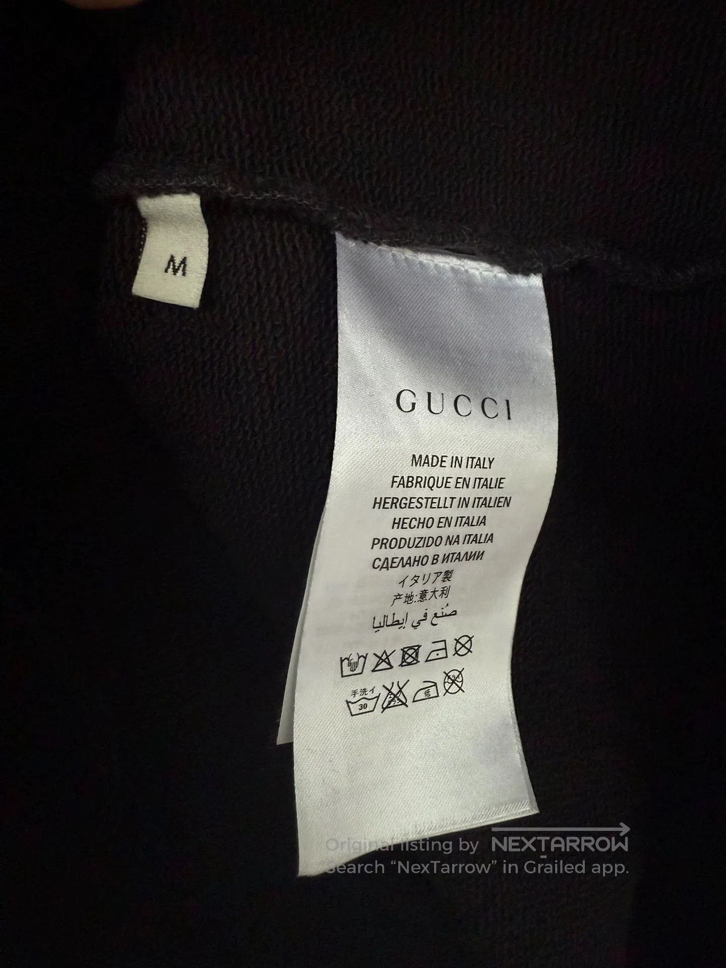 Gucci gucci embroidered black sweatshirt size medium. Size US M / EU 48-50 / 2 - 3 Thumbnail