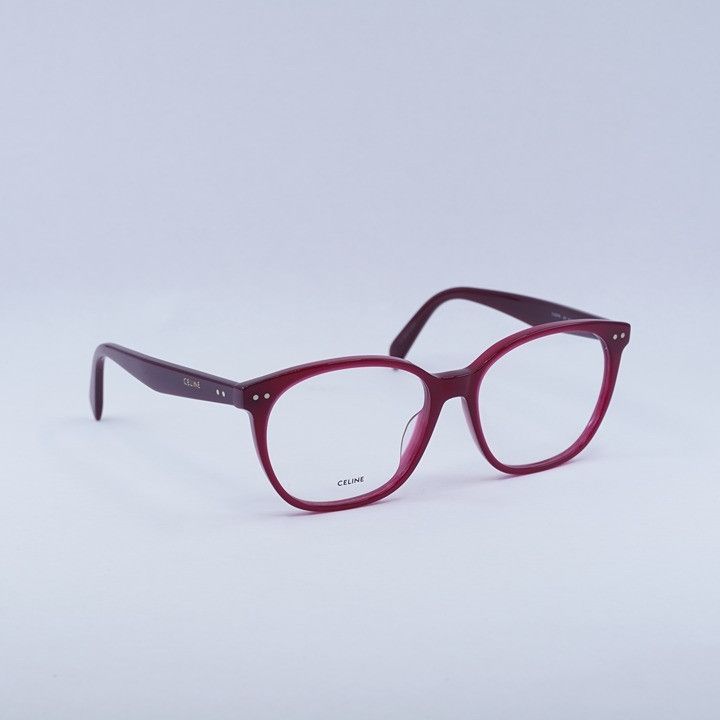Celine Celine CL50099I 069 Eyeglasses Burgundy 55mm Square Frame Size ONE SIZE - 11 Thumbnail