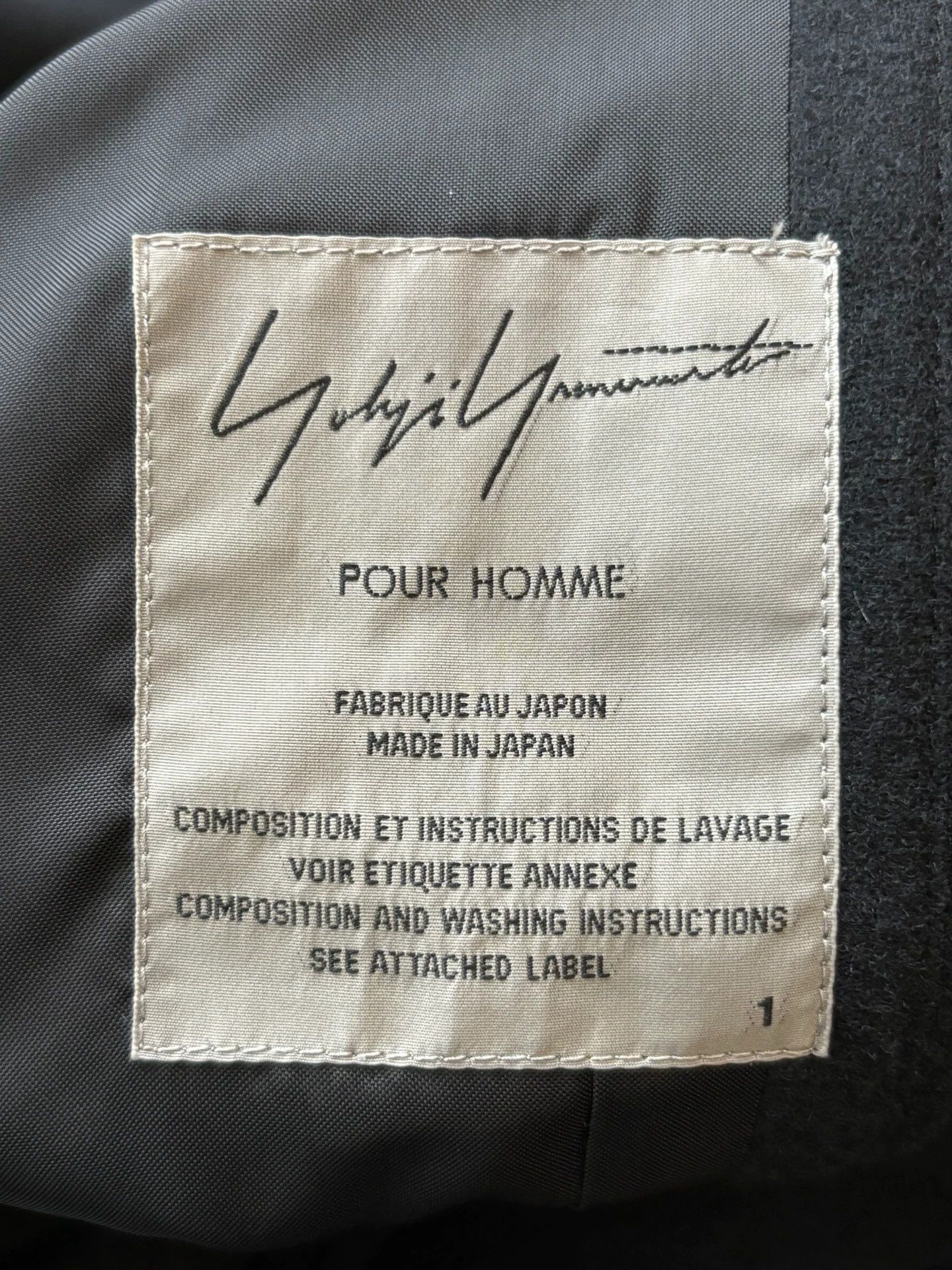 Yohji Yamamoto Yohji Yamamoto PourHomme F/W12 Double Wool Coat Size US S / EU 44-46 / 1 - 7 Thumbnail