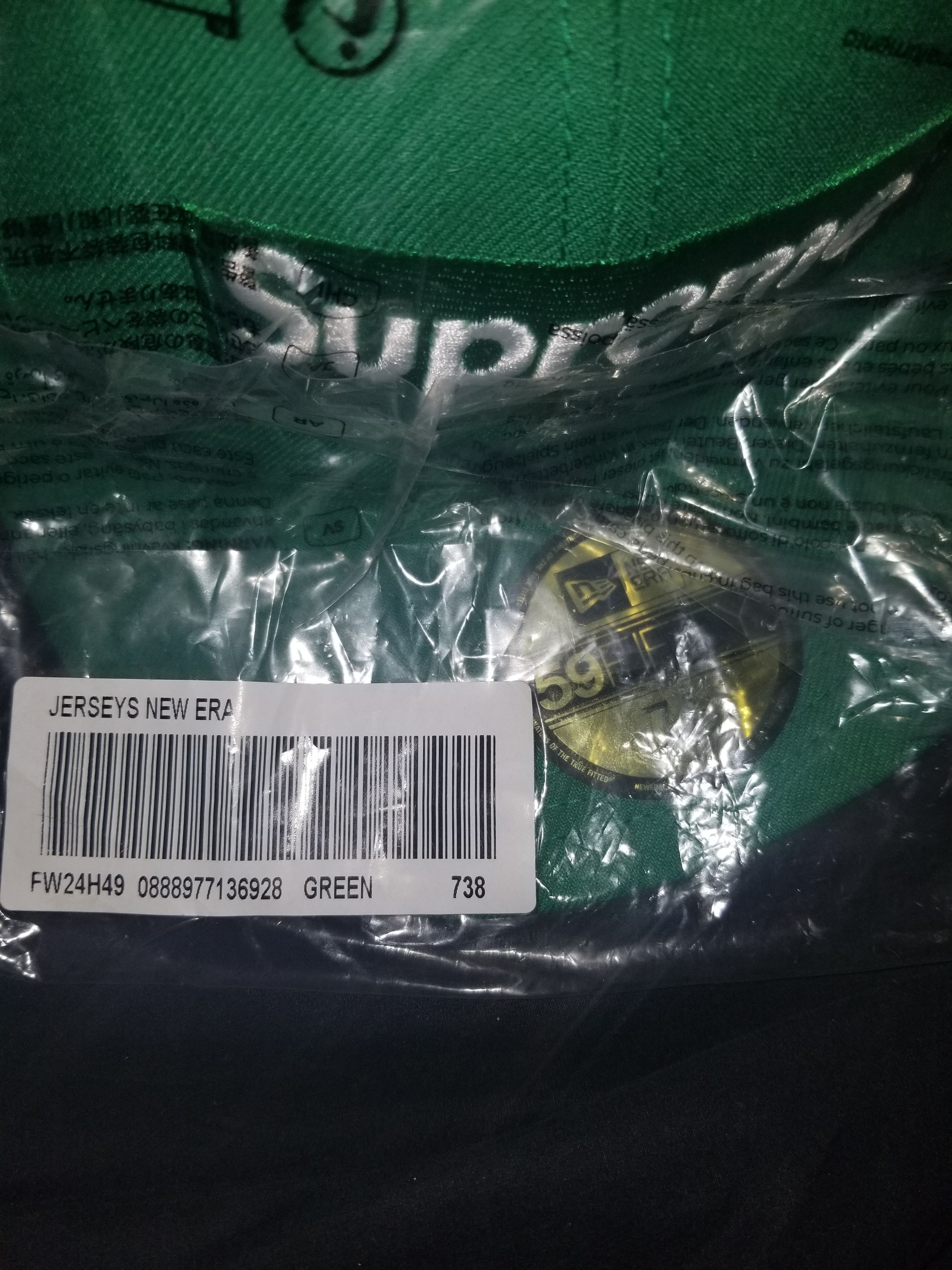 New Era × Supreme New era x Supreme Jersey Hat Size ONE SIZE - 3 Thumbnail