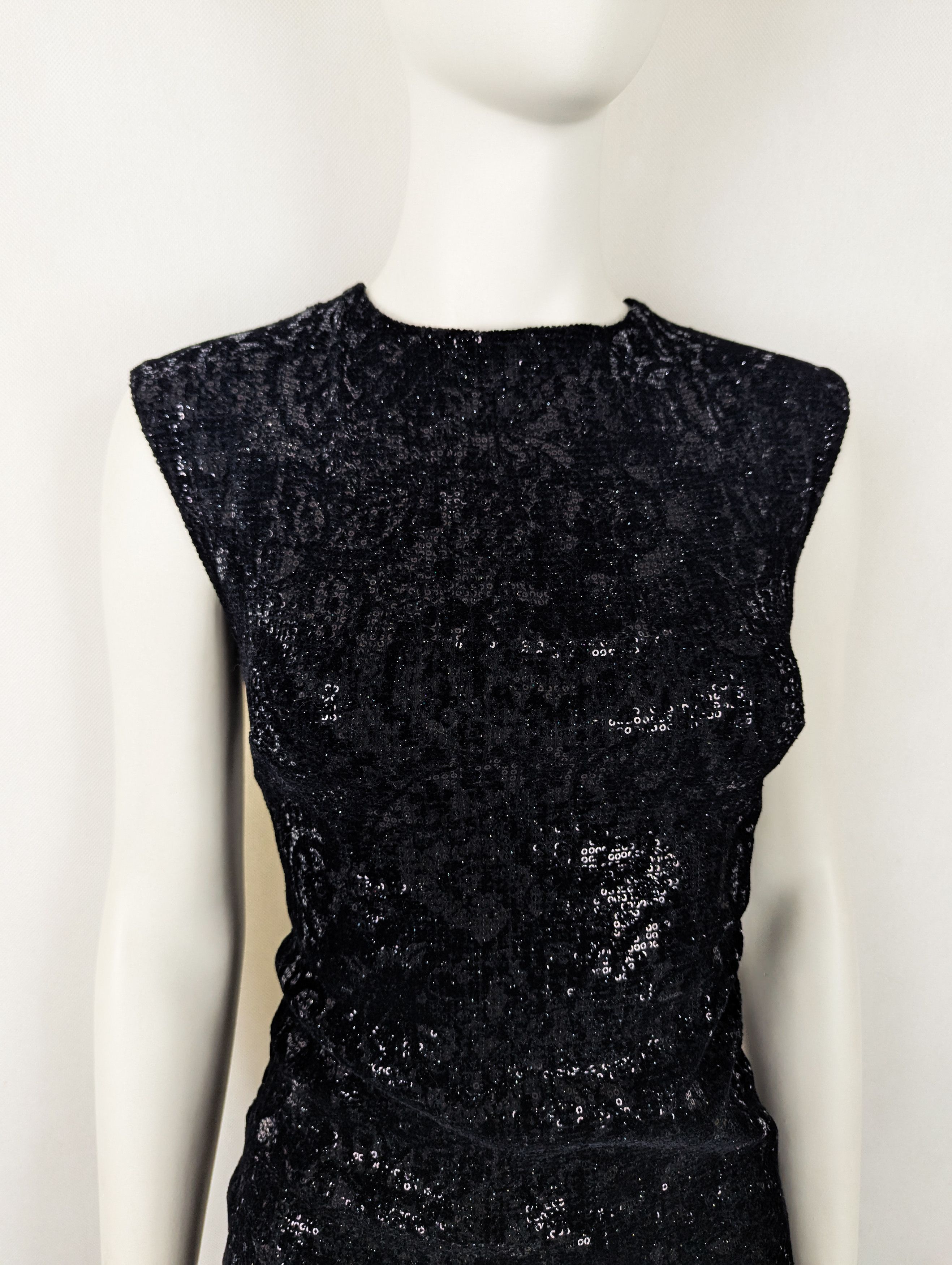 Alice + Olivia Alice + Olivia sequin black dress XS Size XS / US 0-2 / IT 36-38 - 3 Thumbnail