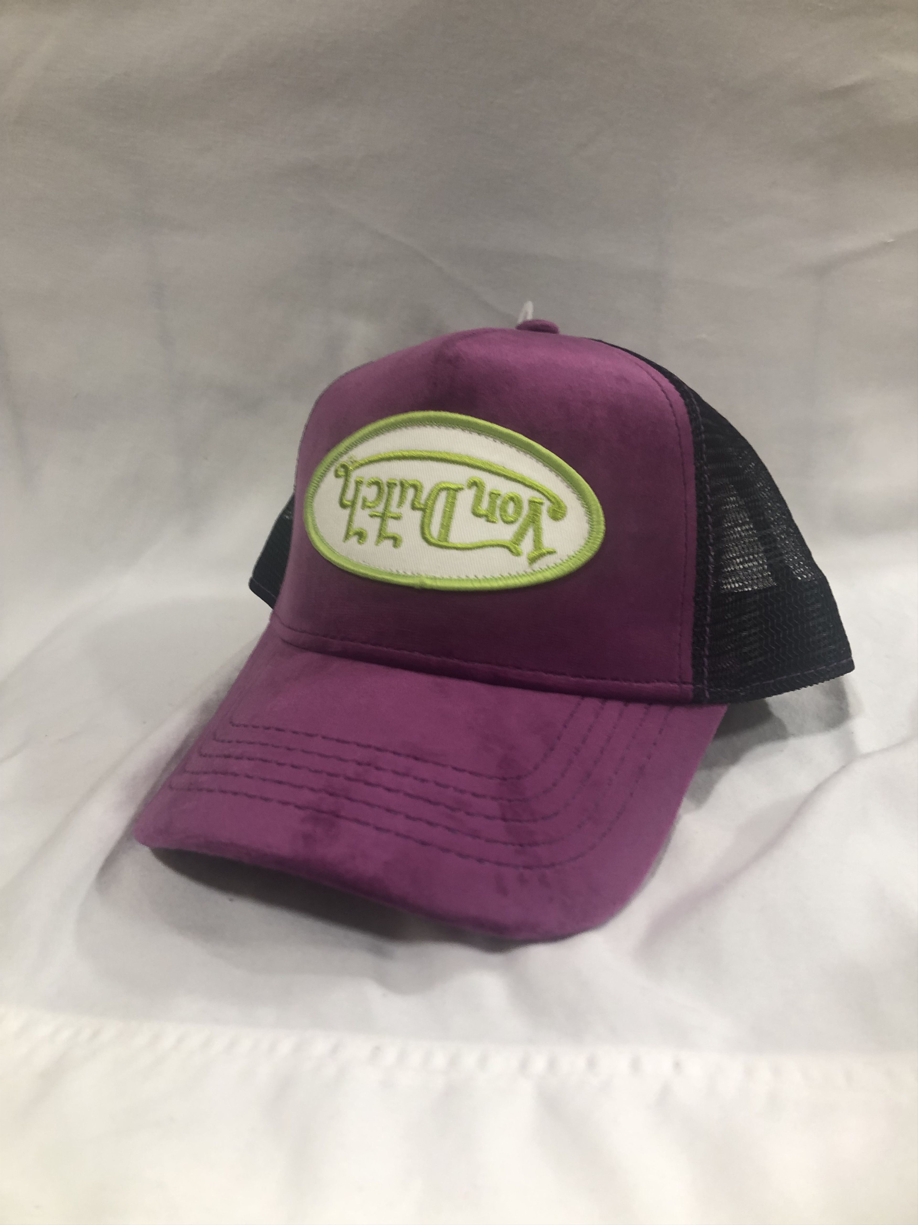 Von Dutch Von Dutch Purple Suede Hat (VH13) Size ONE SIZE - 1 Thumbnail