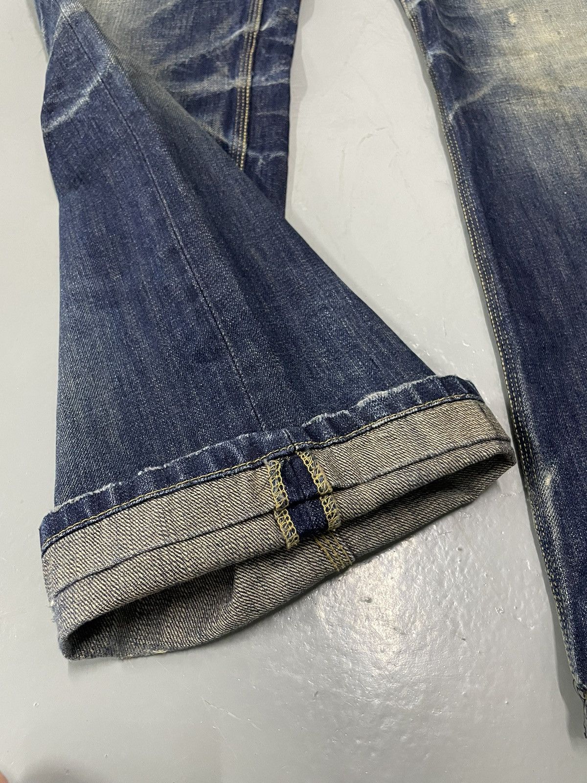 Seditionaries A.V.H Relaxed Fit Jeans Distressed Indigo Size US 36 / EU 52 - 8 Thumbnail