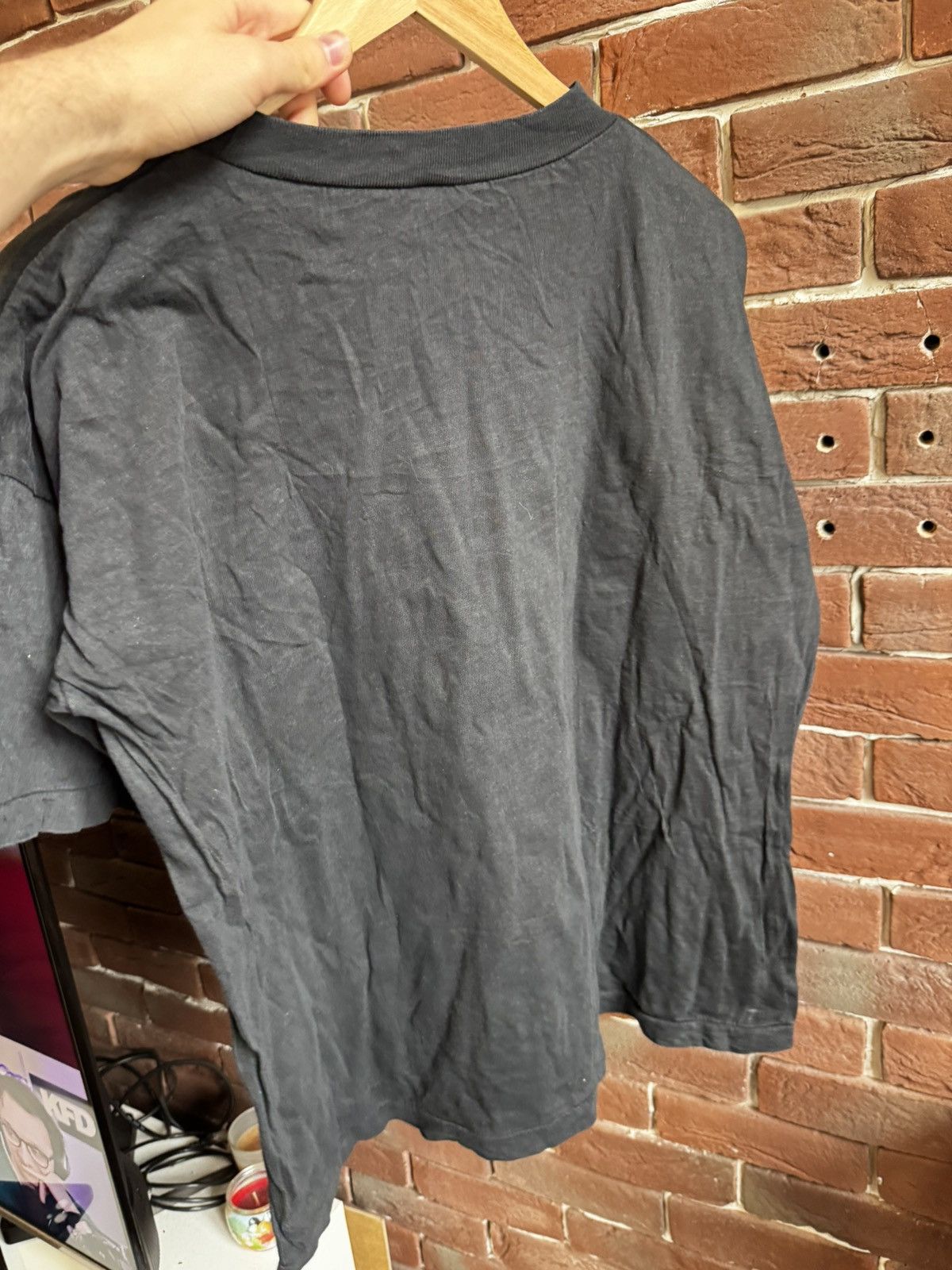 Vintage dry rot Vintage Marty janetty WWF 90s wrestling medium black Size US M / EU 48-50 / 2 - 5 Thumbnail