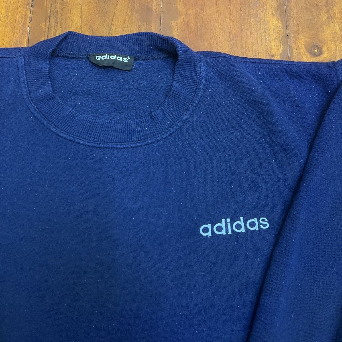Adidas Vintage Adidas embroidery logo Size US L / EU 52-54 / 3 - 3 Thumbnail