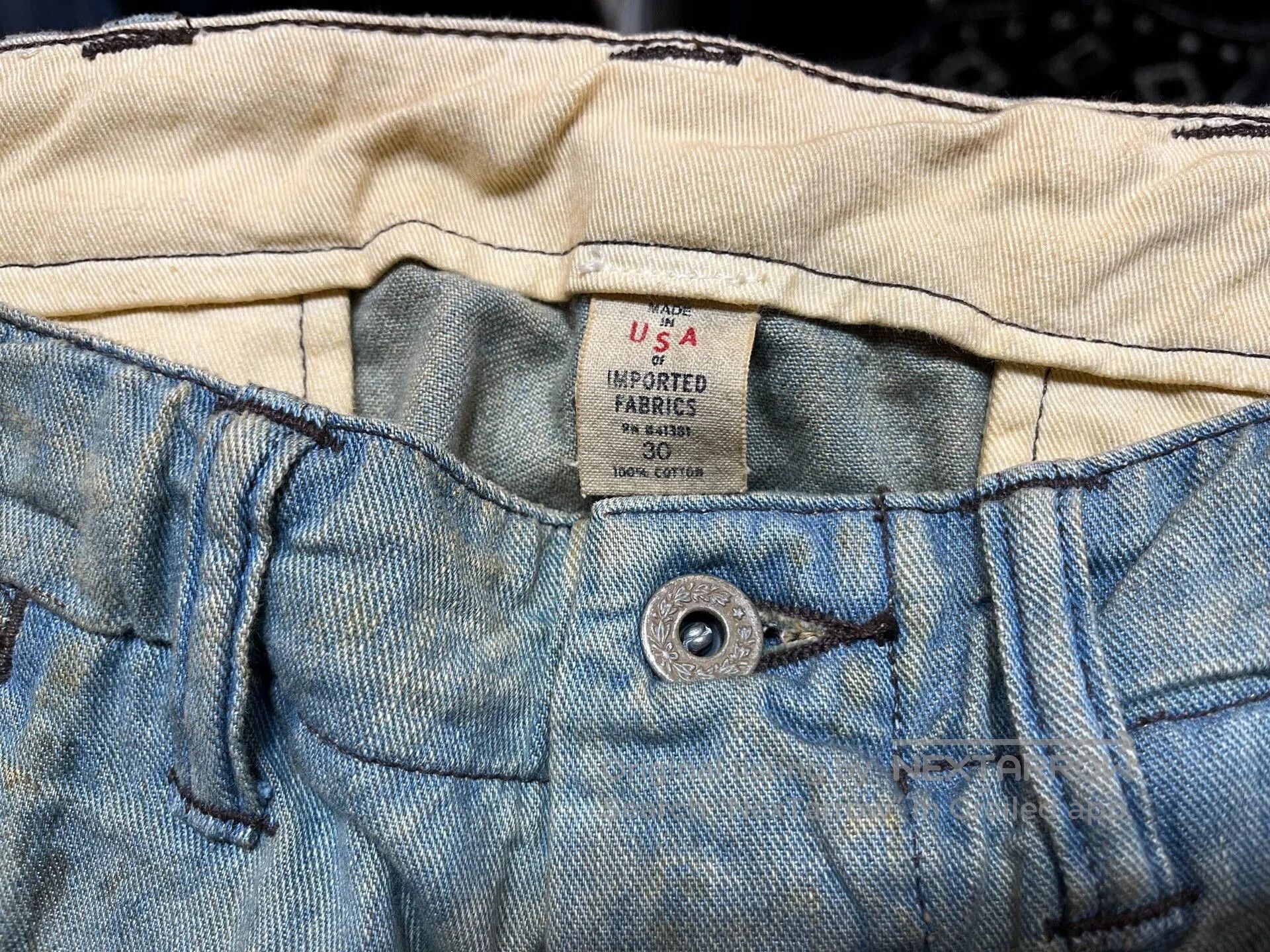 RRL Ralph Lauren limited edition officer denim chino pants. Size US 30 / EU 46 - 5 Thumbnail