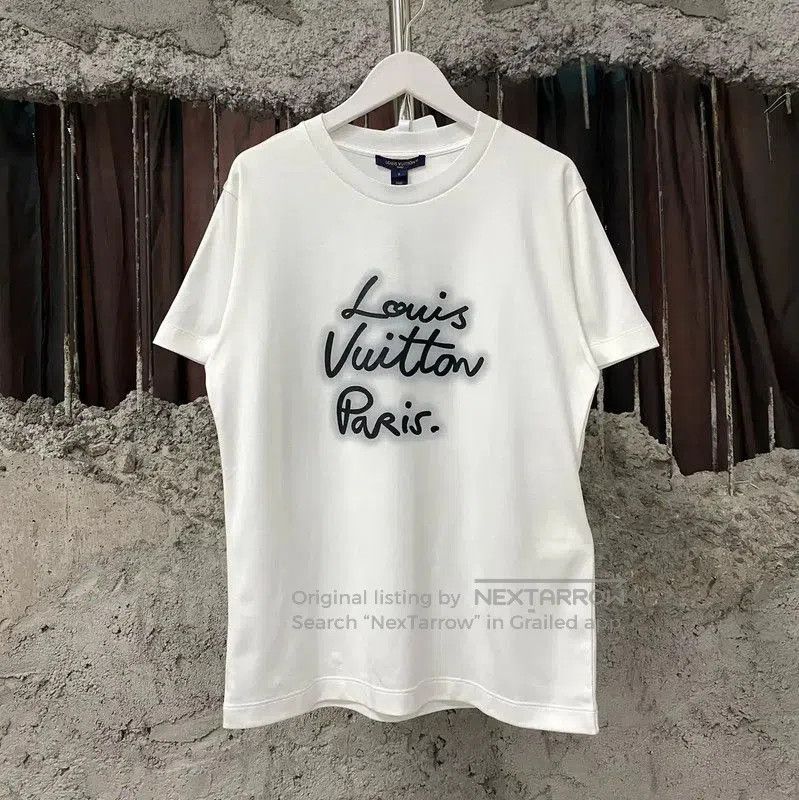 Louis Vuitton Louis Vuitton Women's White Cotton T. Size S / US 4 / IT 40 - 1 Thumbnail