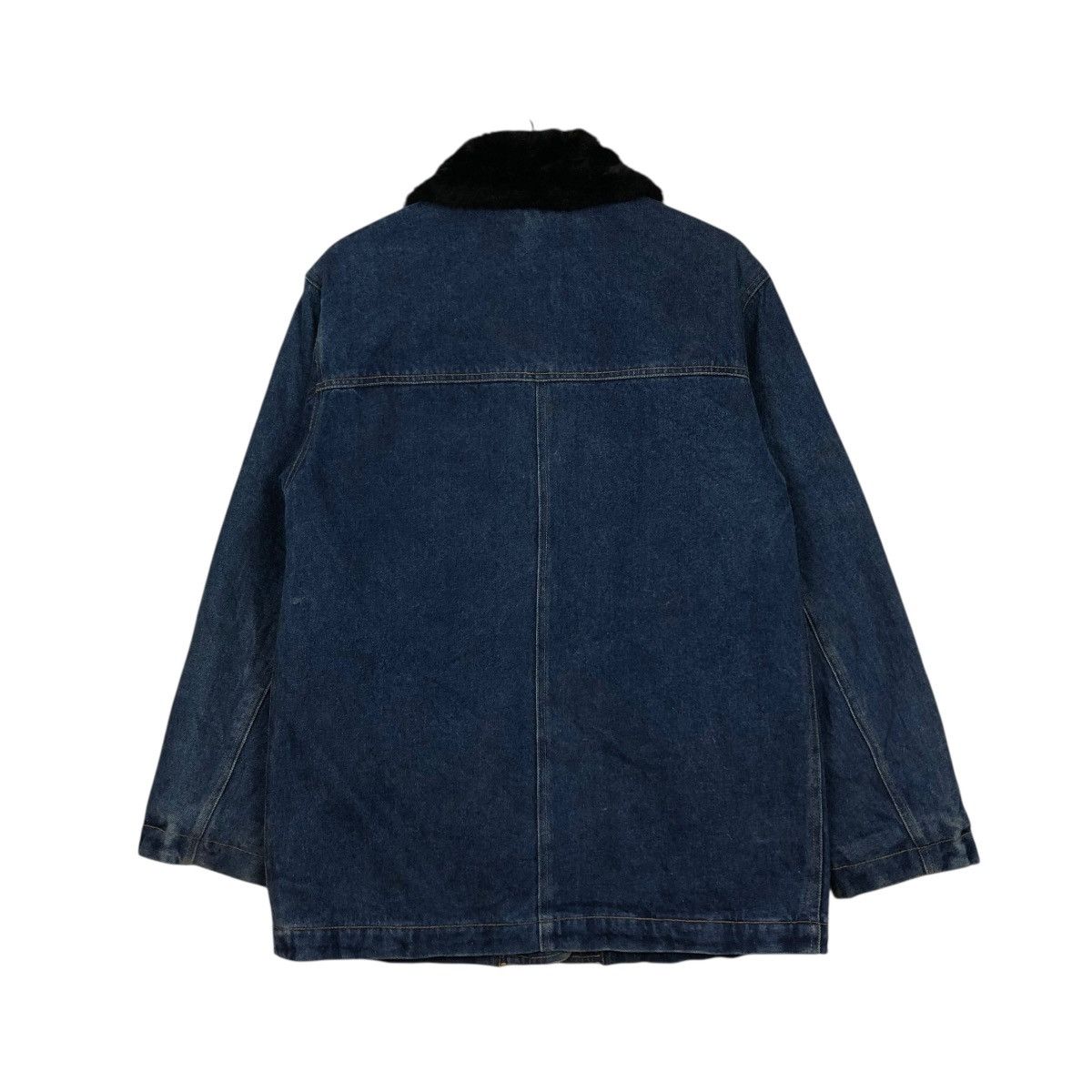Vintage 🔥VINTAGE CHORE DENIM JACKET GALLERY BLANKET ISSEY MIYAKE Size US S / EU 44-46 / 1 - 10 Thumbnail