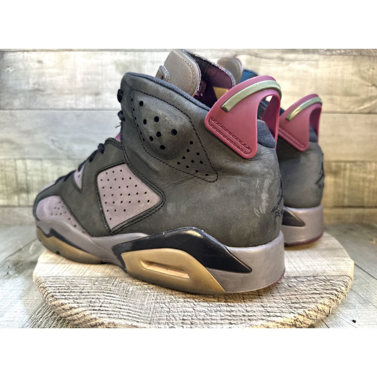 Jordan Brand Jordan 6 Bordeaux Sneaker Men Size 10 Brown Air Jordan CT8529-063 2021 Mid Top Athletic Shoe Size US 10 / EU 43 - 6 Thumbnail