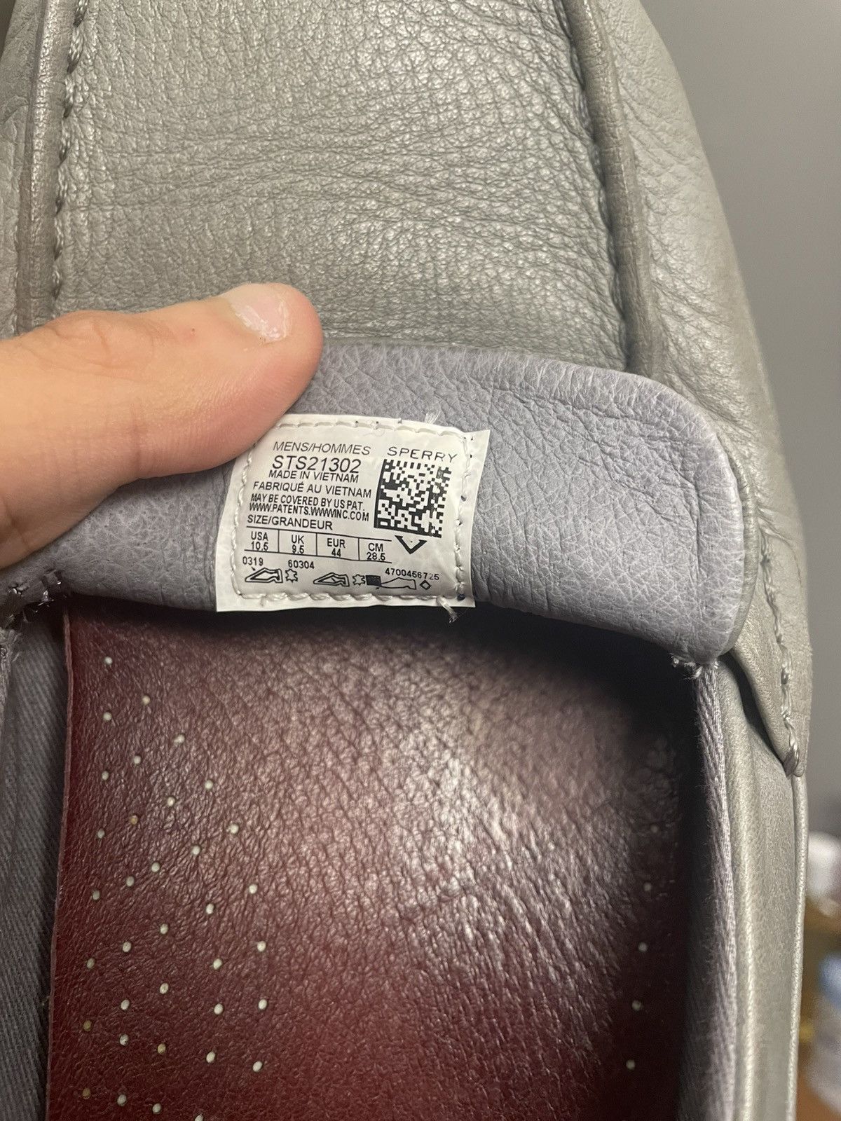 Sperry Gray loafers with red asccents Size US 10.5 / EU 43-44 - 4 Thumbnail