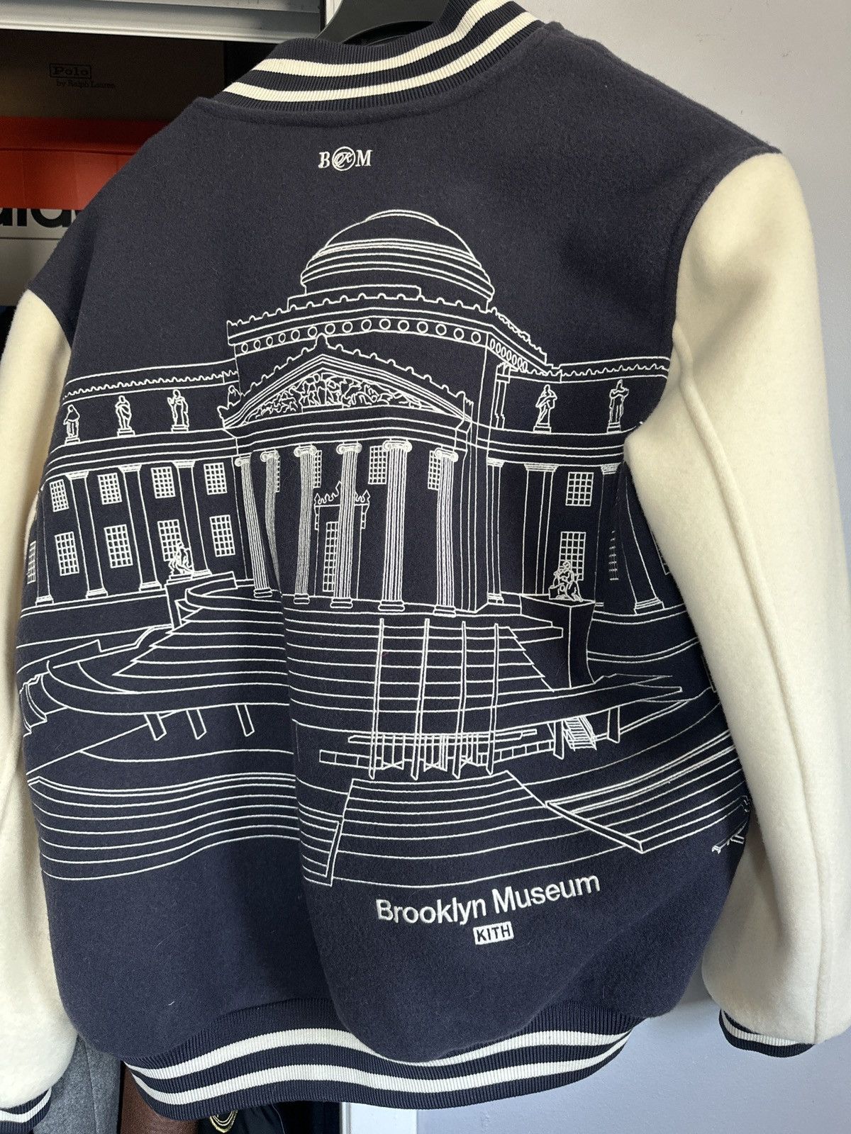 Kith Kith Brooklyn Museum Wool Varsity Jacket L NWT Size US L / EU 52-54 / 3 - 1 Thumbnail