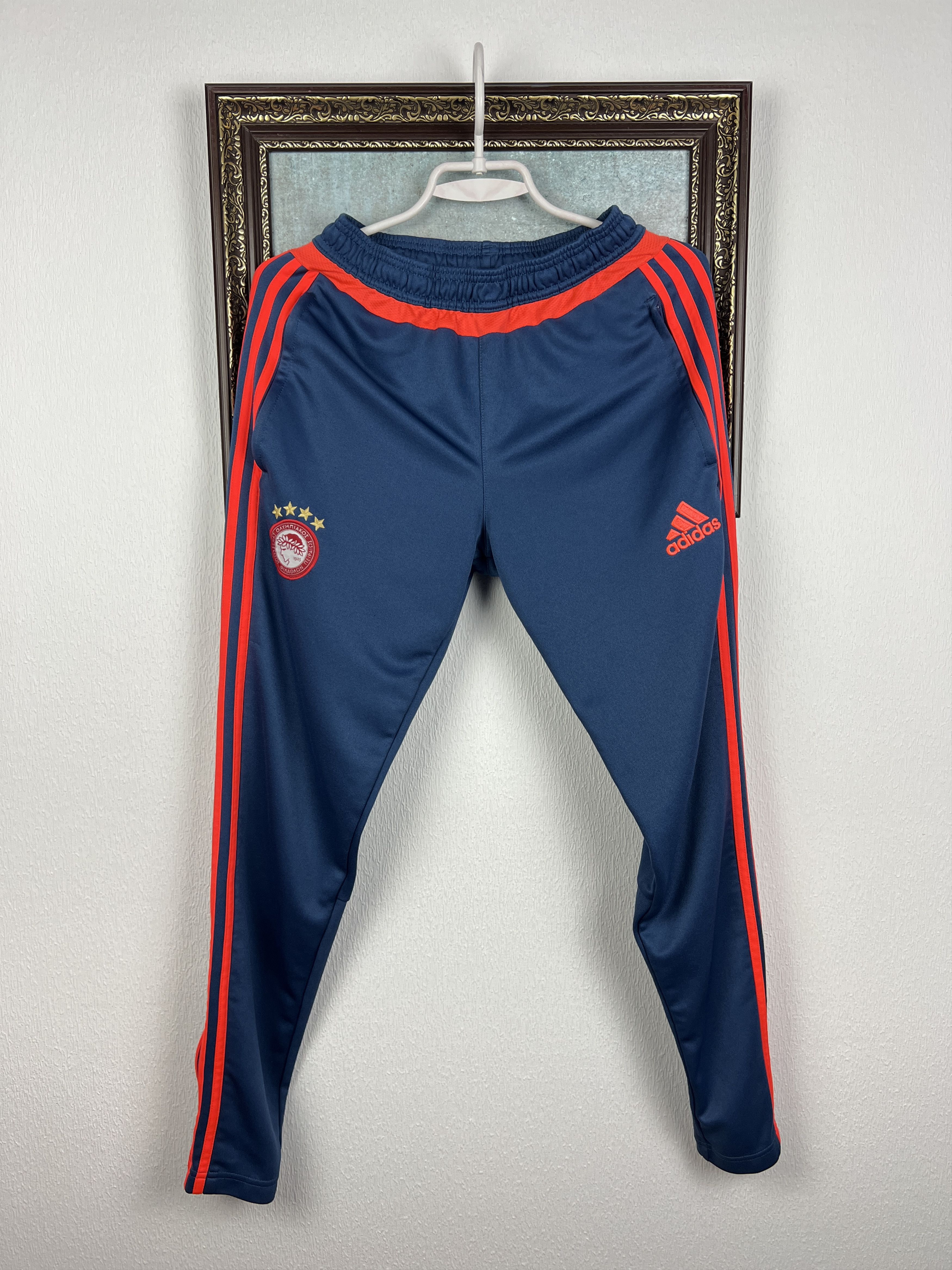 Adidas Adidas Olympiacos Football Pants Soccer Athletic Sweatpants Size US 30 / EU 46 - 1 Thumbnail