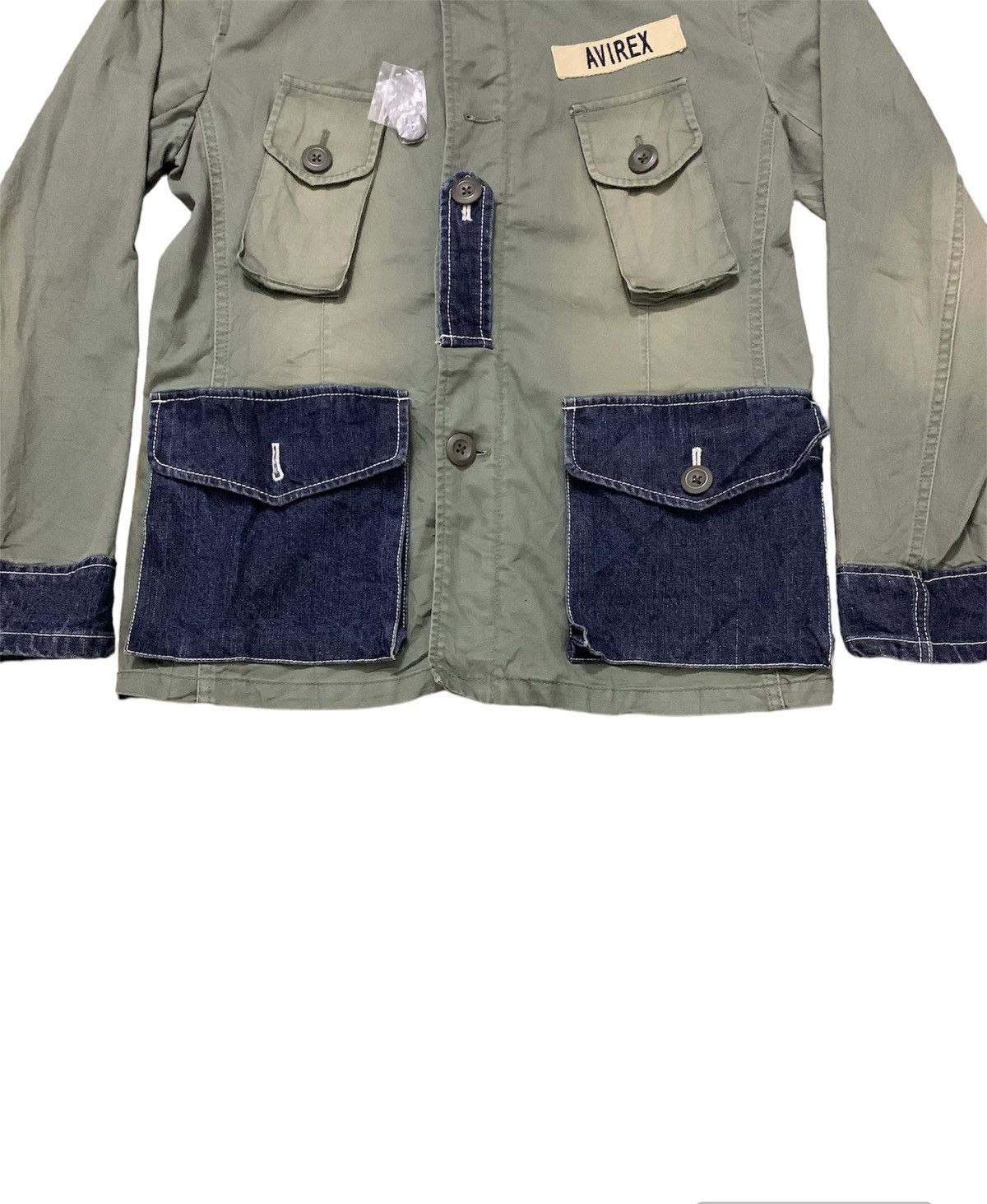 Avirex *Rare* Avirex Denim Pocket Military Jacket (A) Size US M / EU 48-50 / 2 - 3 Thumbnail