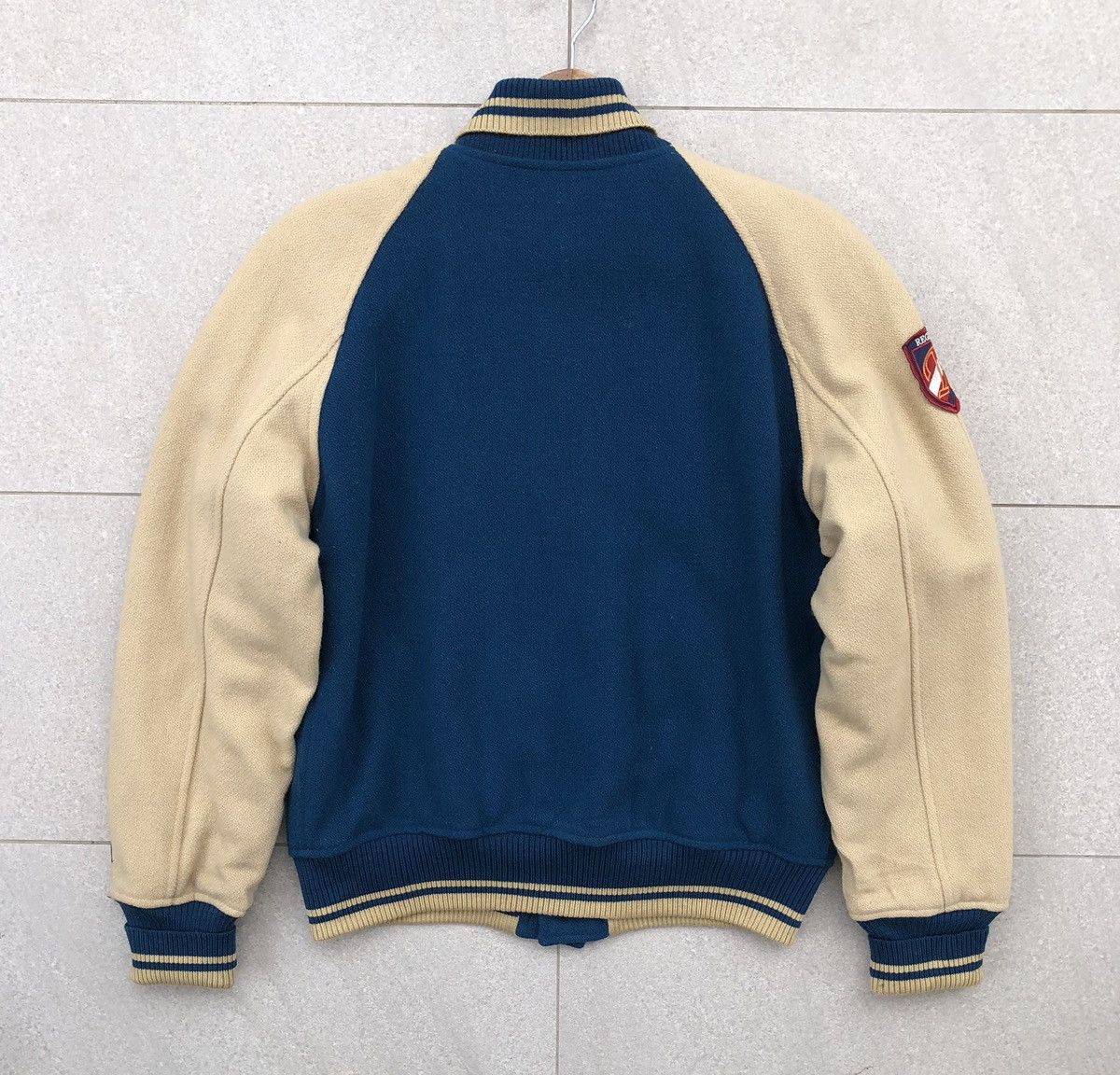 Vintage Vintage REGATTA Club Wool Varsity Jacket Size US M / EU 48-50 / 2 - 2 Thumbnail