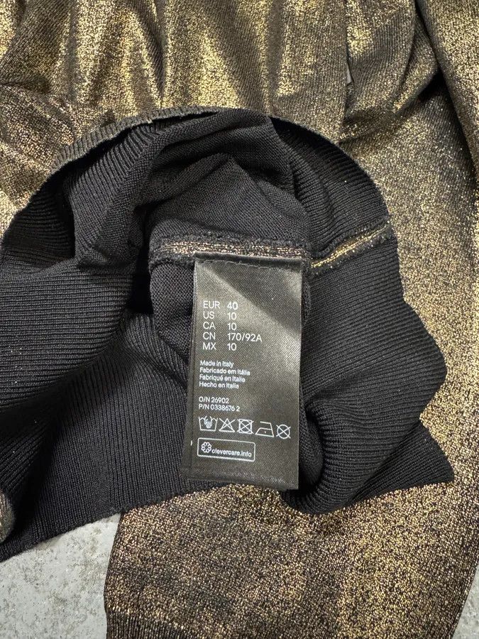 Balmain × Designer × Vintage AW2015 Balmain Golden Buttons Shiny Sweater Size S / US 4 / IT 40 - 7 Thumbnail