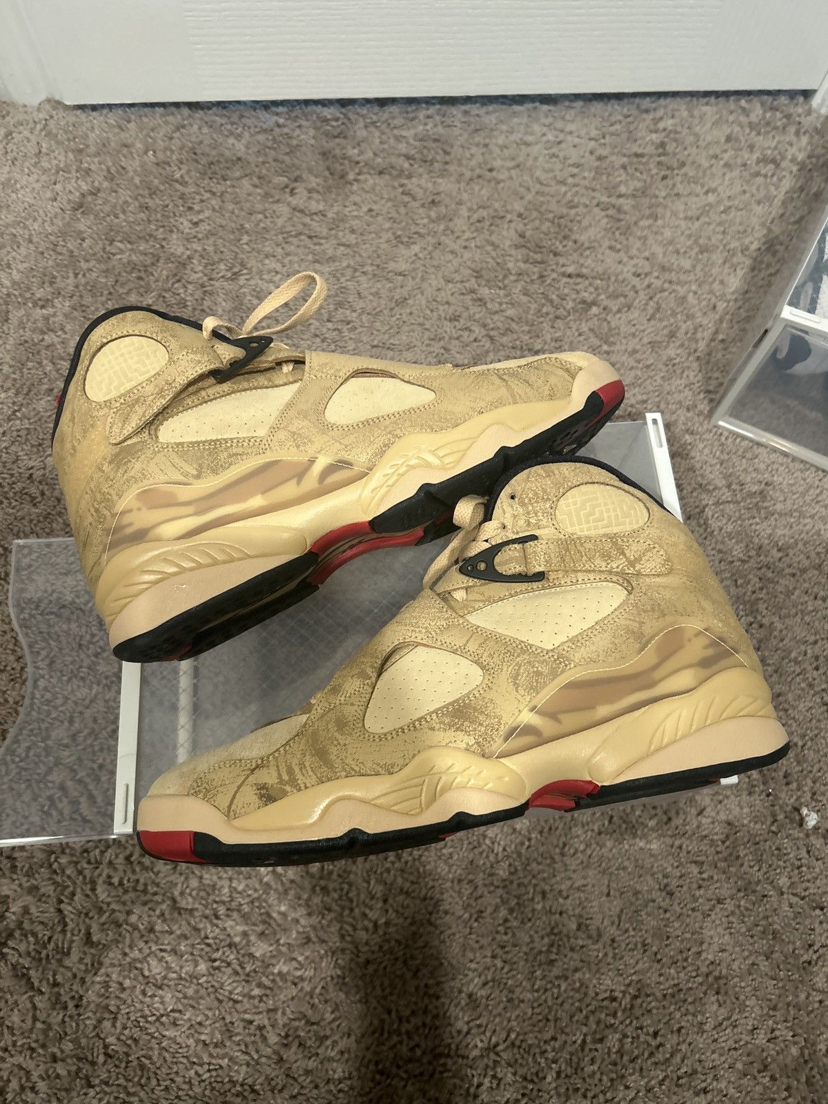 Jordan Brand Air Jordan 8 x Rui Hachimura “Black Samurai” Size US 11.5 / EU 44-45 - 3 Thumbnail