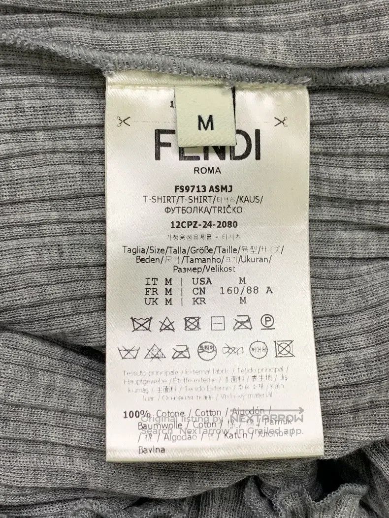 Fendi Fendi Gray collar knit short sleeve Size M / US 6-8 / IT 42-44 - 5 Thumbnail