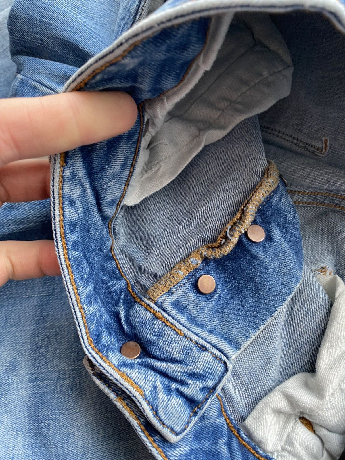 G-Star Vintage Y2K G-Star RAW Slim Tapered Blue Denim Jeans Stretch Size US 32 / EU 48 - 9 Thumbnail