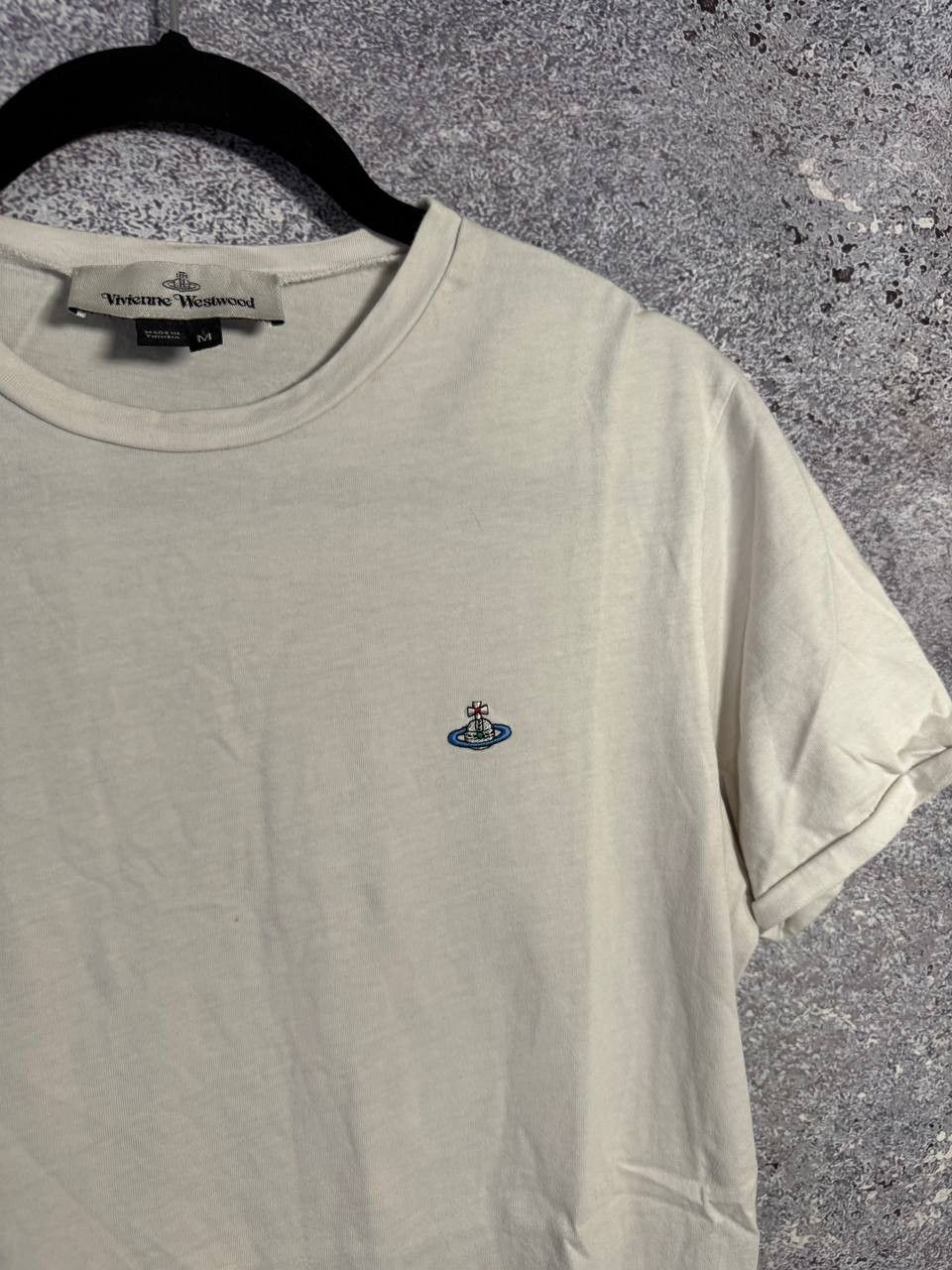 Vivienne Westwood Vivienne Westwood Orbital Embroidered Logo White Men's Size US M / EU 48-50 / 2 - 8 Thumbnail