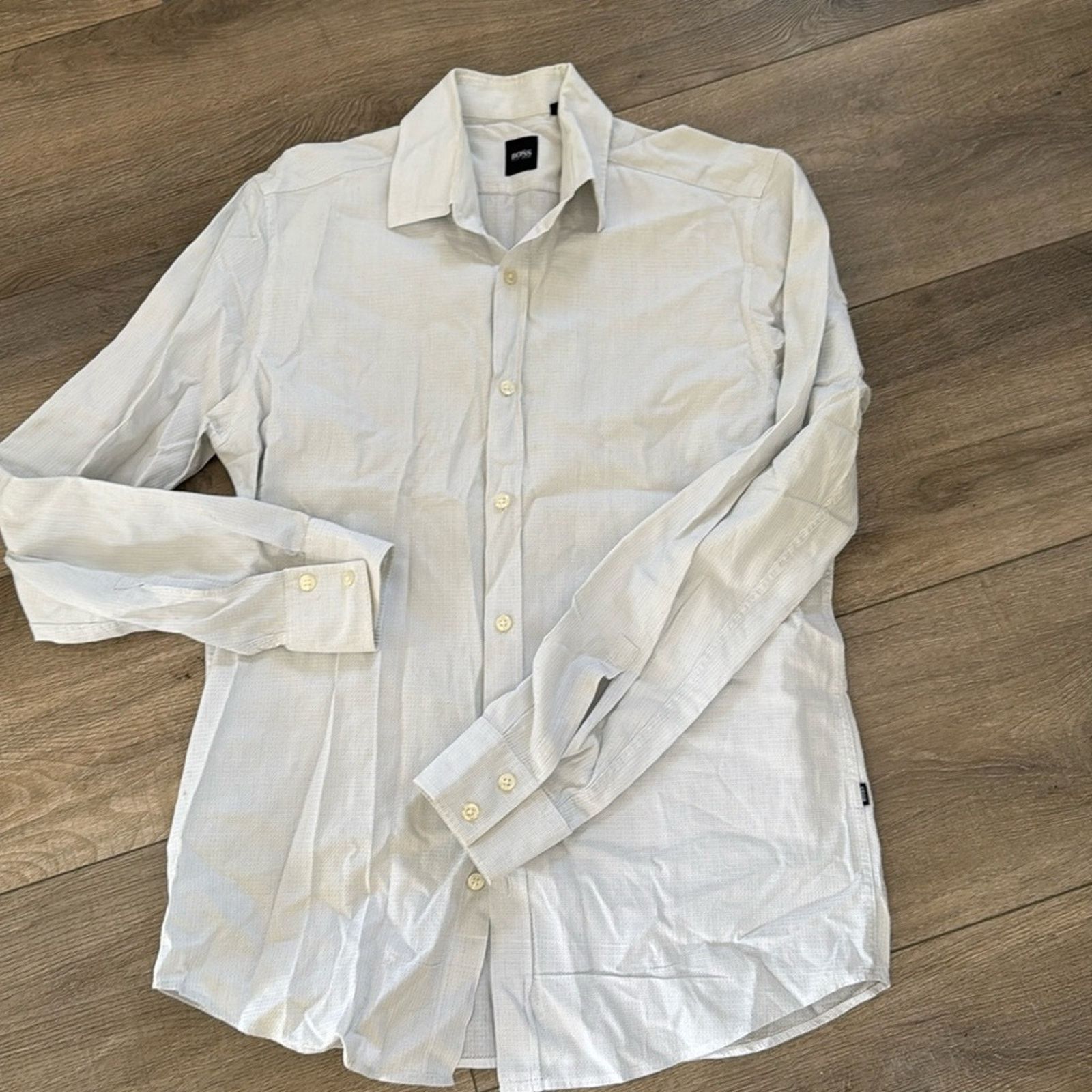 Hugo Boss Hugo Boss Button Down Cotton Shirt Size Medium Size US M / EU 48-50 / 2 - 1 Thumbnail