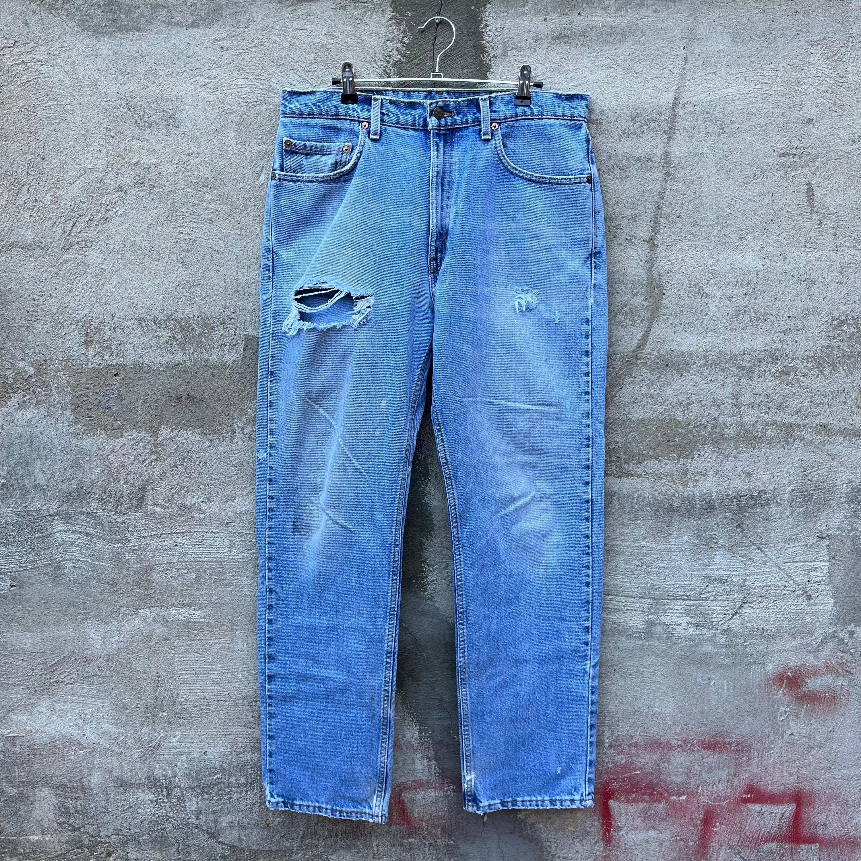 Levi's × Vintage 90's Levis 505 Denim Jeans Size US 34 / EU 50 - 1 Thumbnail