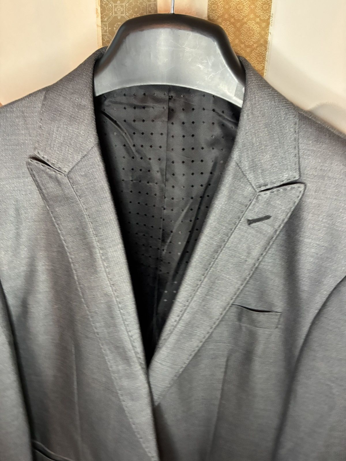 Juun.J JUUN.J "LONE" Collection – Structured Gray Tailored Blazer Size 48R - 8 Thumbnail