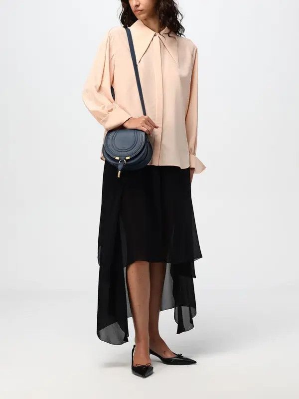 Chloe o1loc1c10226 Button Down Blouse in Pink Size S / US 4 / IT 40 - 2 Thumbnail