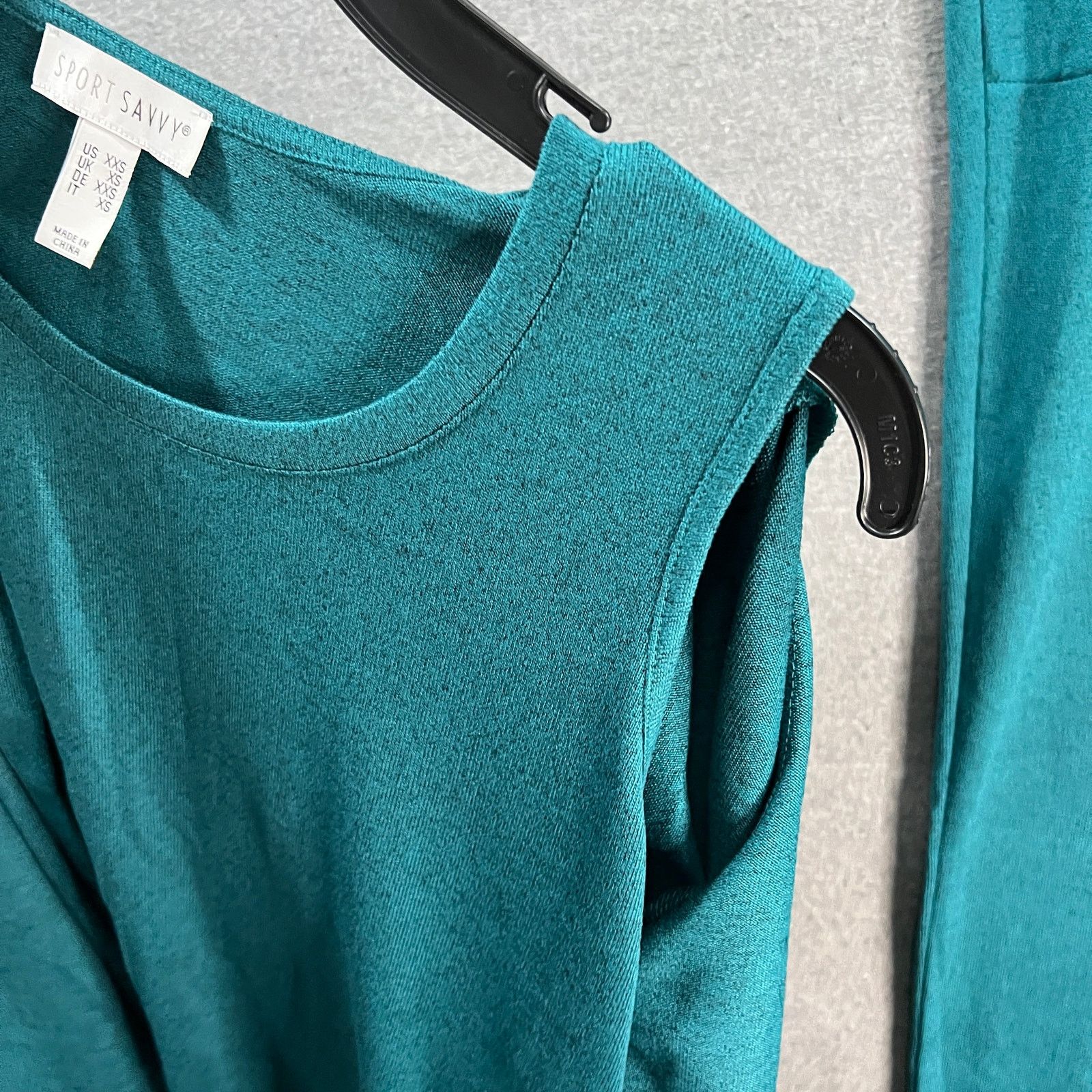 Other Sport Savvy Regular Heathered Soft Jersey Cardigan- Tank Size XXS / US 00 / IT 34 - 13 Thumbnail