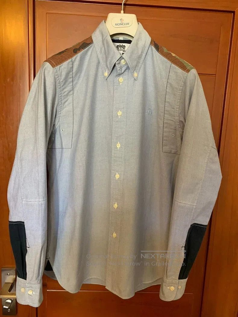 Junya Watanabe Junya Watanabe CDG Eye Oxford Shirt. Size US M / EU 48-50 / 2 - 1 Thumbnail