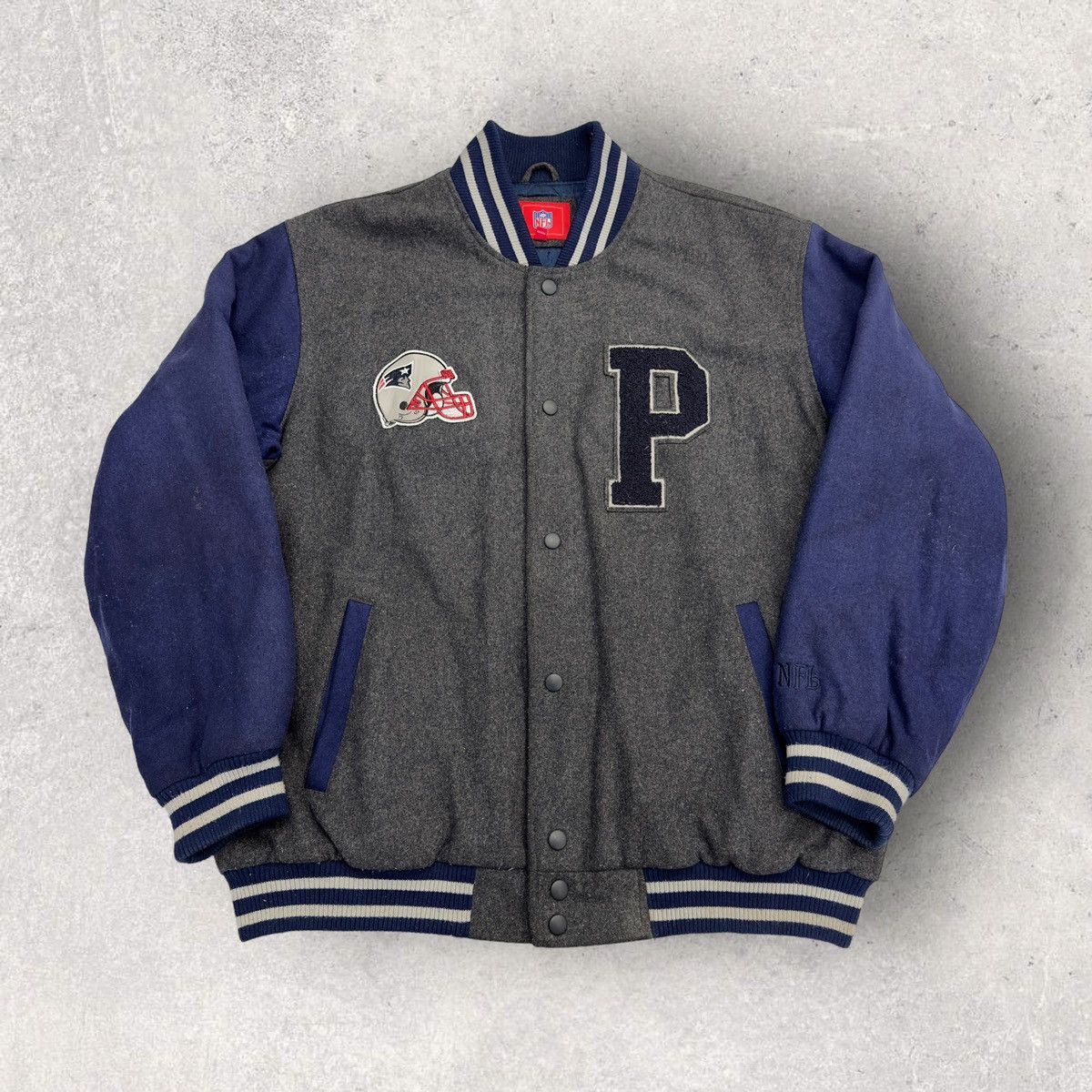 NFL × Vintage Vintage New England Patriots jacket Size US XXL / EU 58 / 5 - 1 Thumbnail