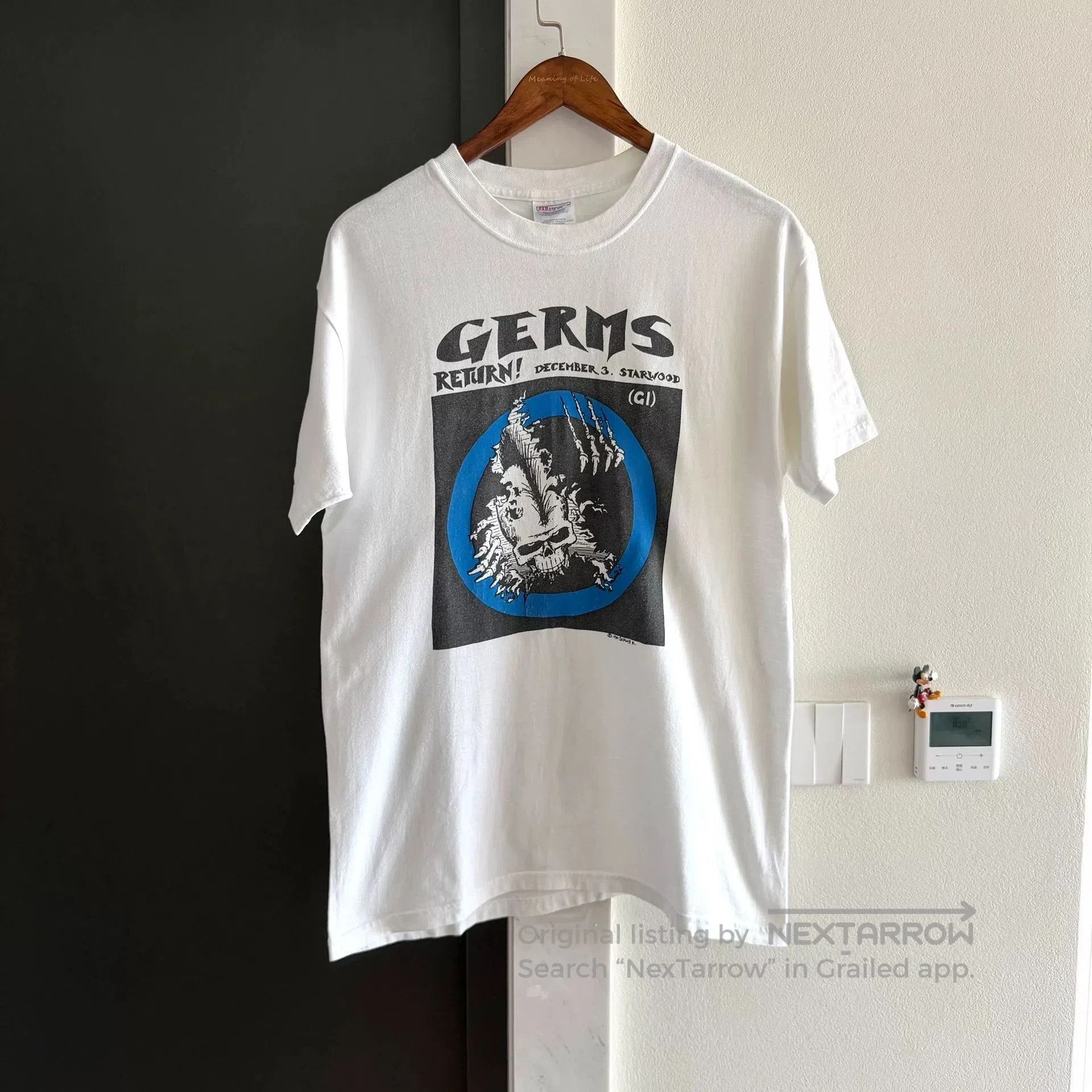 Vintage Vintage 90s Hanes Germs Band Tee. Size US M / EU 48-50 / 2 - 1 Thumbnail