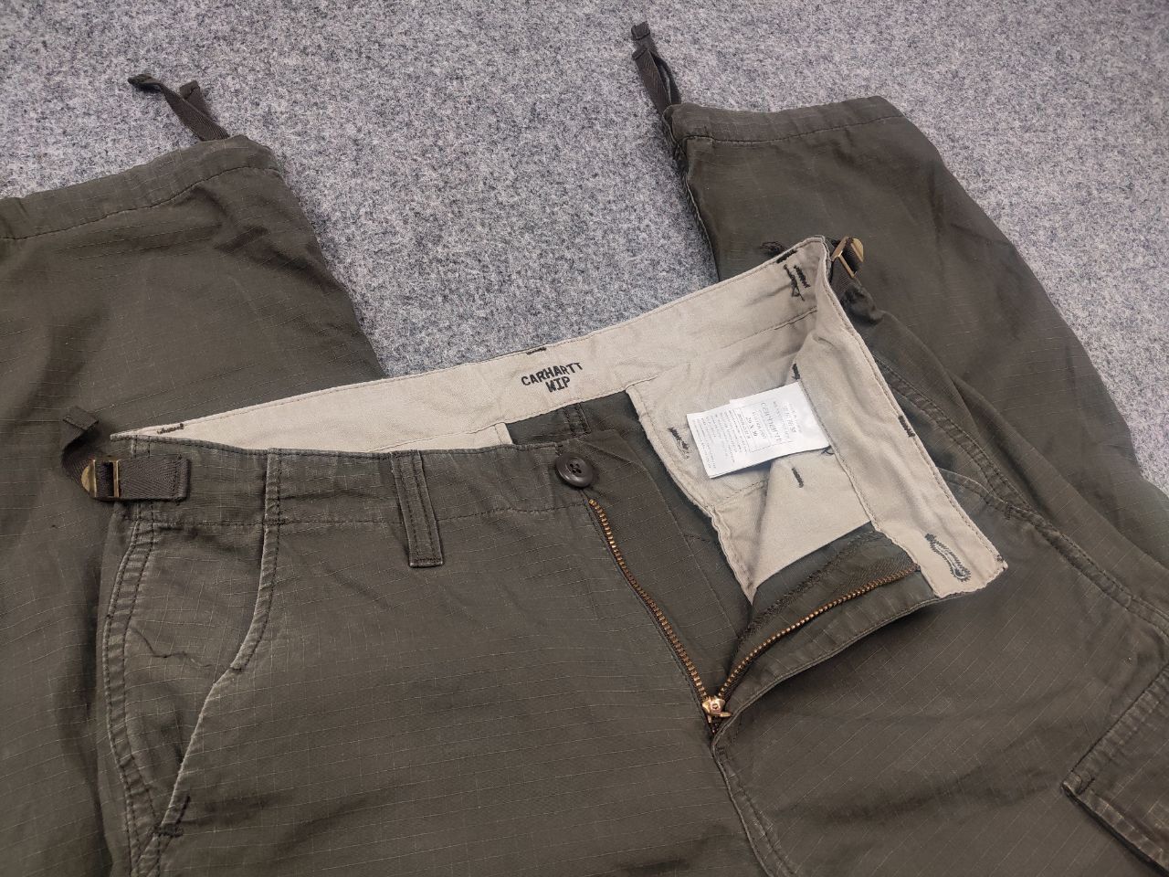 Carhartt Wip Vintage Carhartt Wip Aviation Ripstop Cargo Faded Pants Size US 30 / EU 46 - 15 Thumbnail