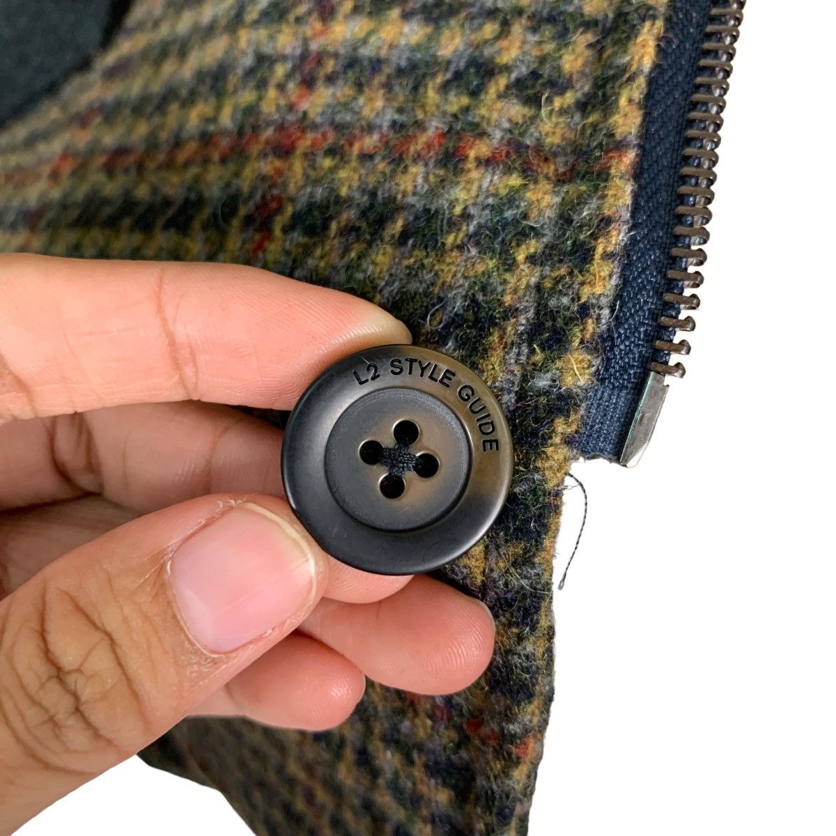 Japanese Brand L2 Style Guide Wool Zipper Button Hybrid Jacket XXL #0023-C2 Size US XXL / EU 58 / 5 - 17 Thumbnail