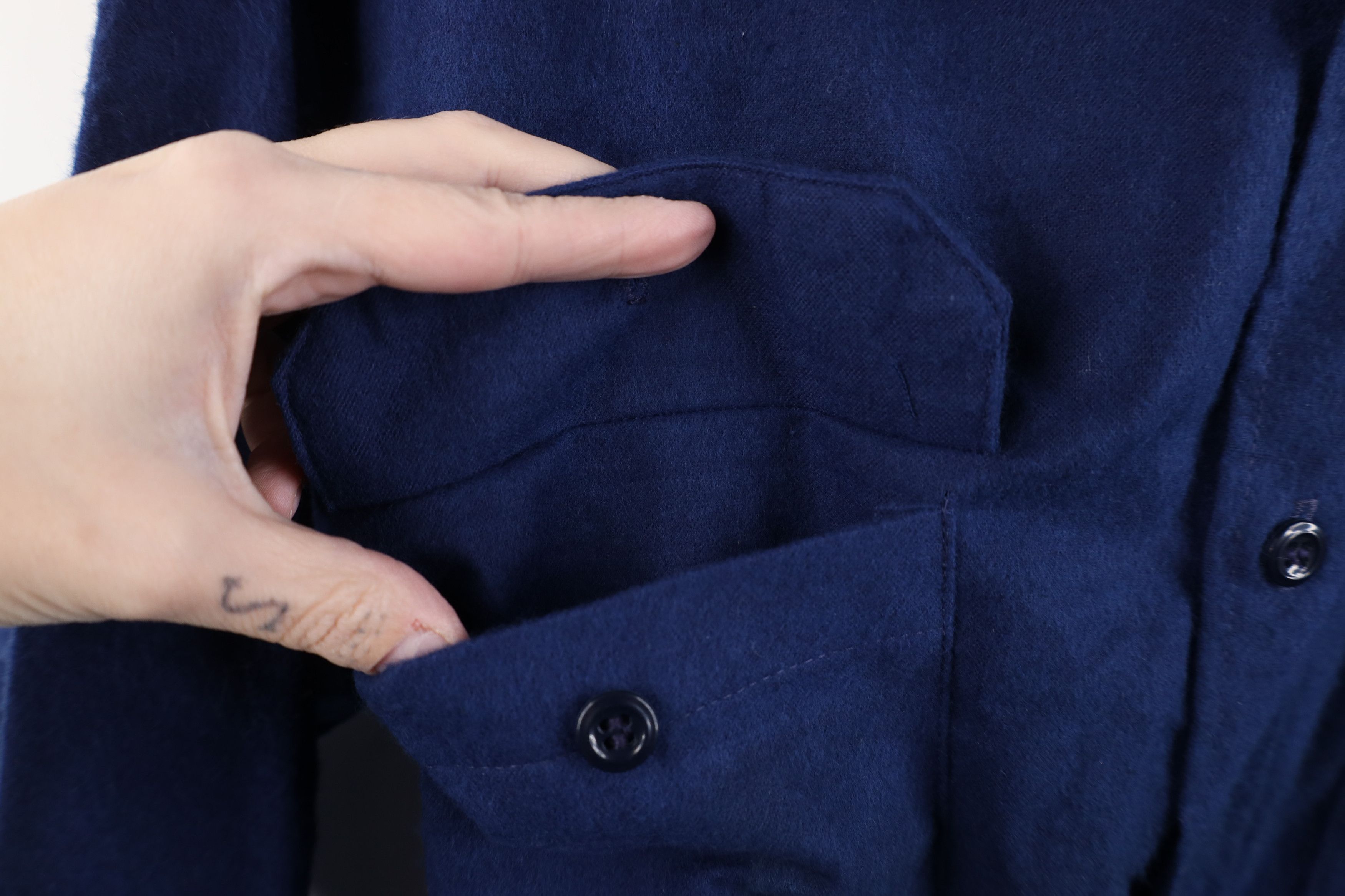Vintage Vintage 60s Streetwear Cloth Collared Button Shirt USA Size US L / EU 52-54 / 3 - 5 Thumbnail