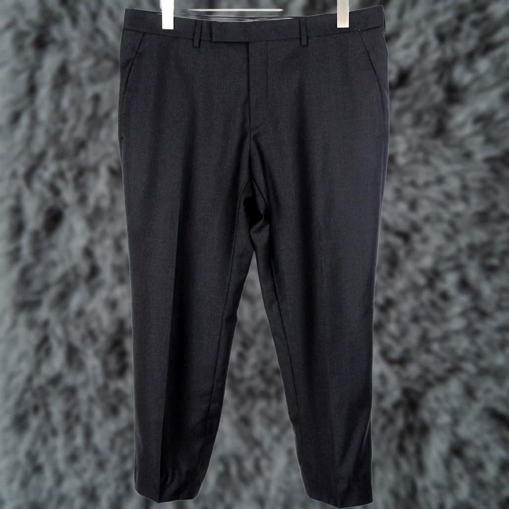 Suitsupply Suitsupply Washington Int Trousers Mens UK 42S / W37 Tapered Fit Grey Wool Front Flat Front Formal Business Size US 42 / EU 58 - 1 Thumbnail