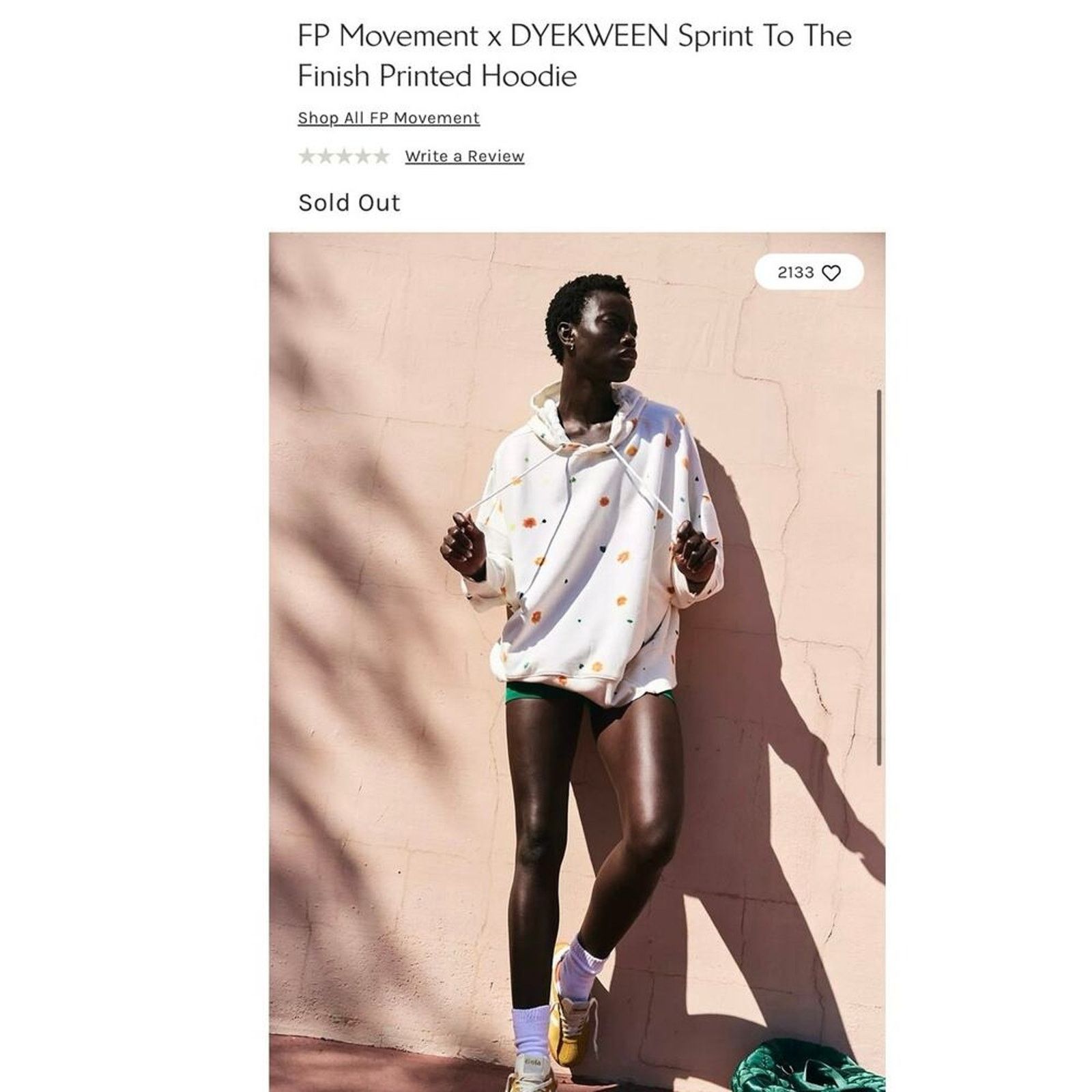 Free People FP Movement x DYEKWEEN Sprint To The Finish Hoodie Size M Size M / US 6-8 / IT 42-44 - 5 Thumbnail